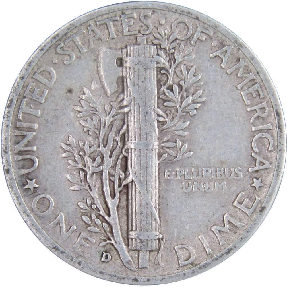 1943 D Mercury Dime XF EF Extremely Fine 90% Silver 10c US Coin Collectible