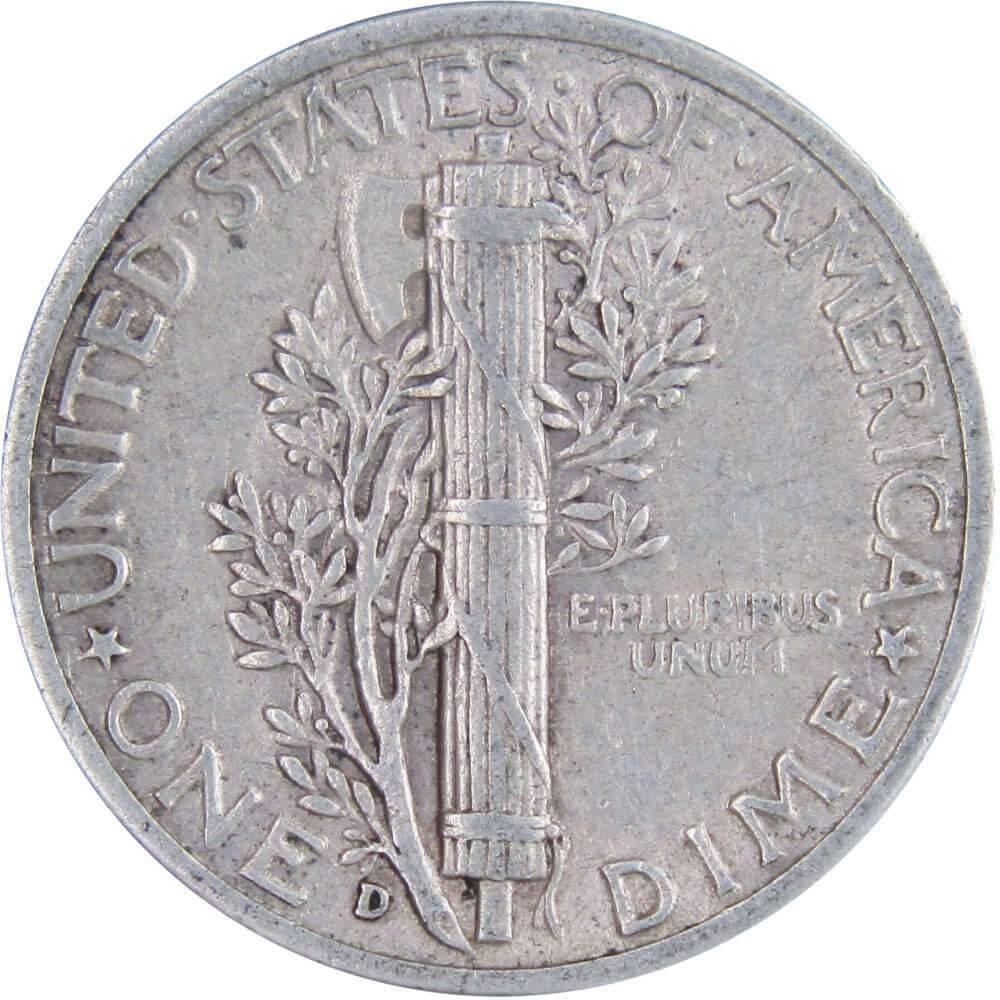 1944 D Mercury Dime XF EF Extremely Fine 90% Silver 10c US Coin Collectible