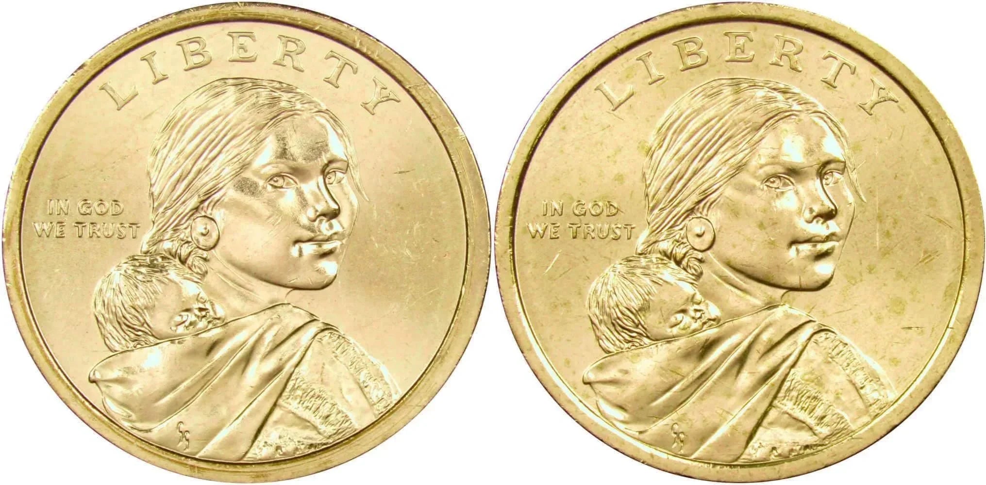 2012 P&D Trade Routes Native American Dollar 2 Coin Set BU Uncirculated $1