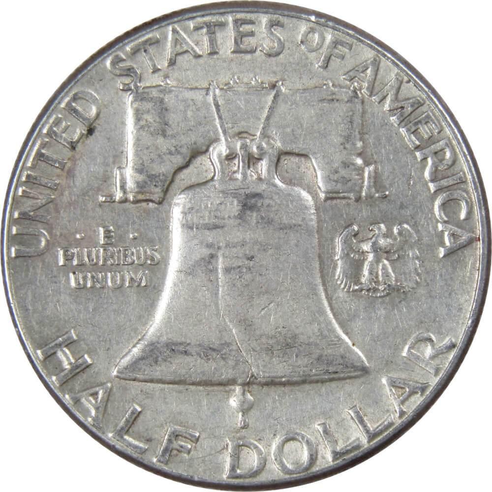 1963 Franklin Half Dollar AG About Good 90% Silver 50c US Coin Collectible