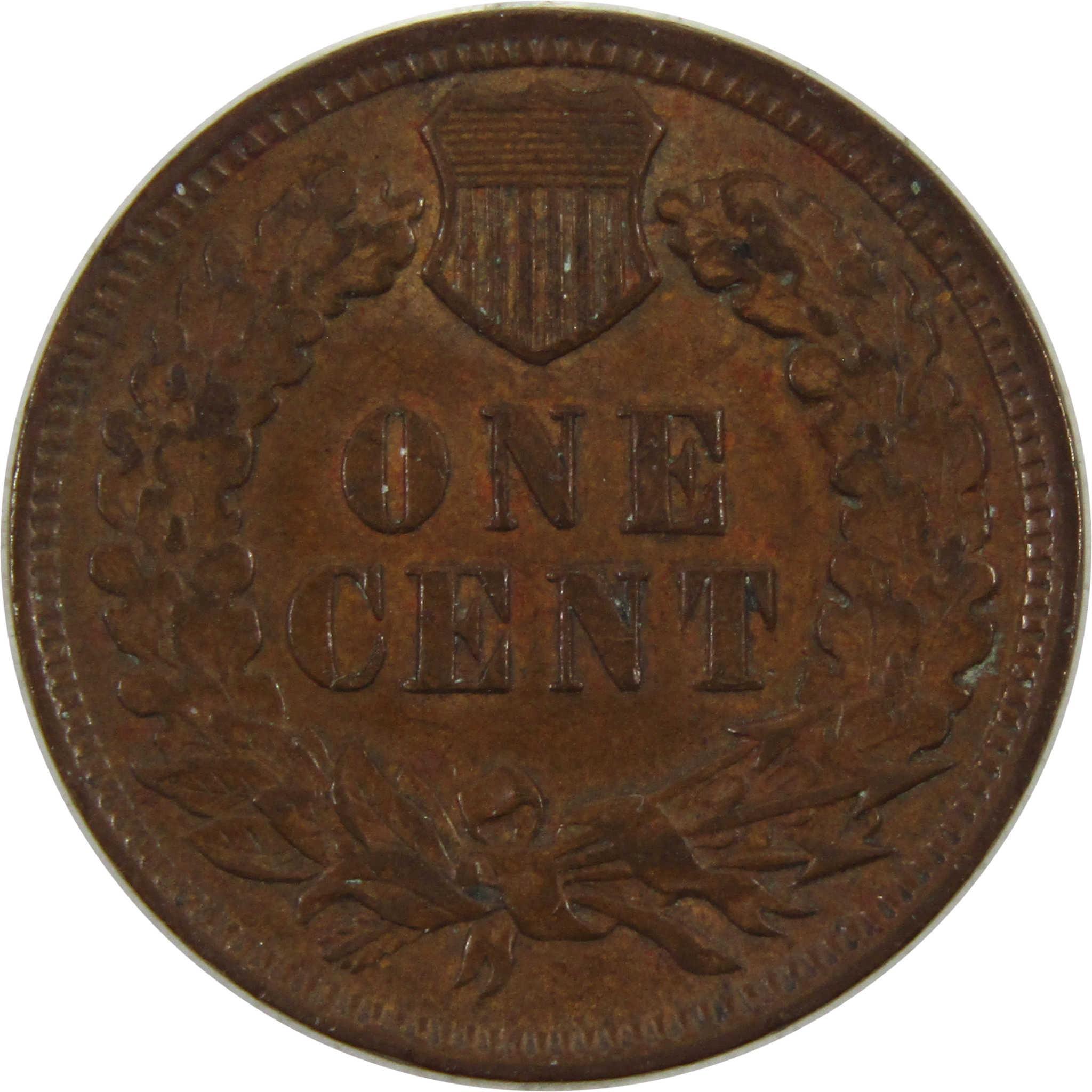 1906 Indian Head Cent AU About Uncirculated Penny 1c Coin SKU:I7685