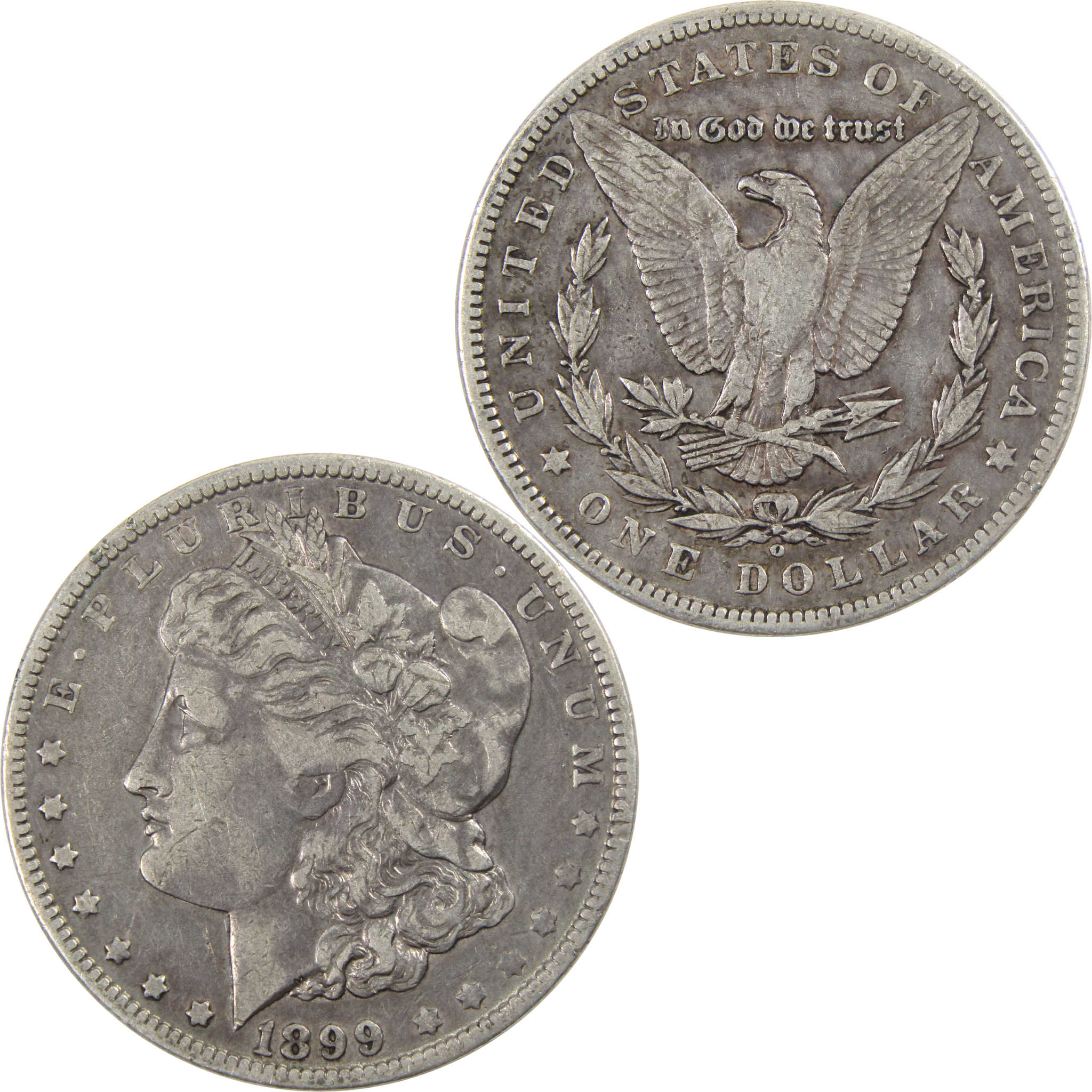 1899 O Micro O Morgan Dollar VF Very Fine 90% Silver $1 Coin SKU:I5943 - Morgan coin - Morgan silver dollar - Morgan silver dollar for sale - Profile Coins & Collectibles