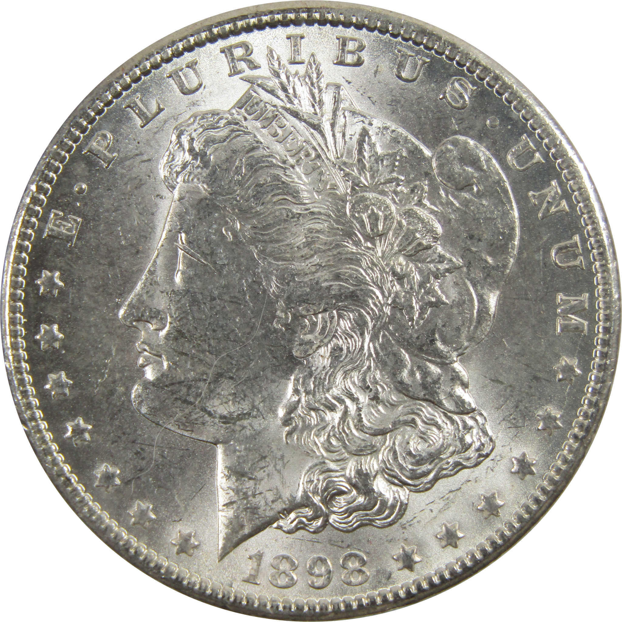 1898 O Morgan Dollar BU Uncirculated 90 Silver 1 Coin SKU I5259