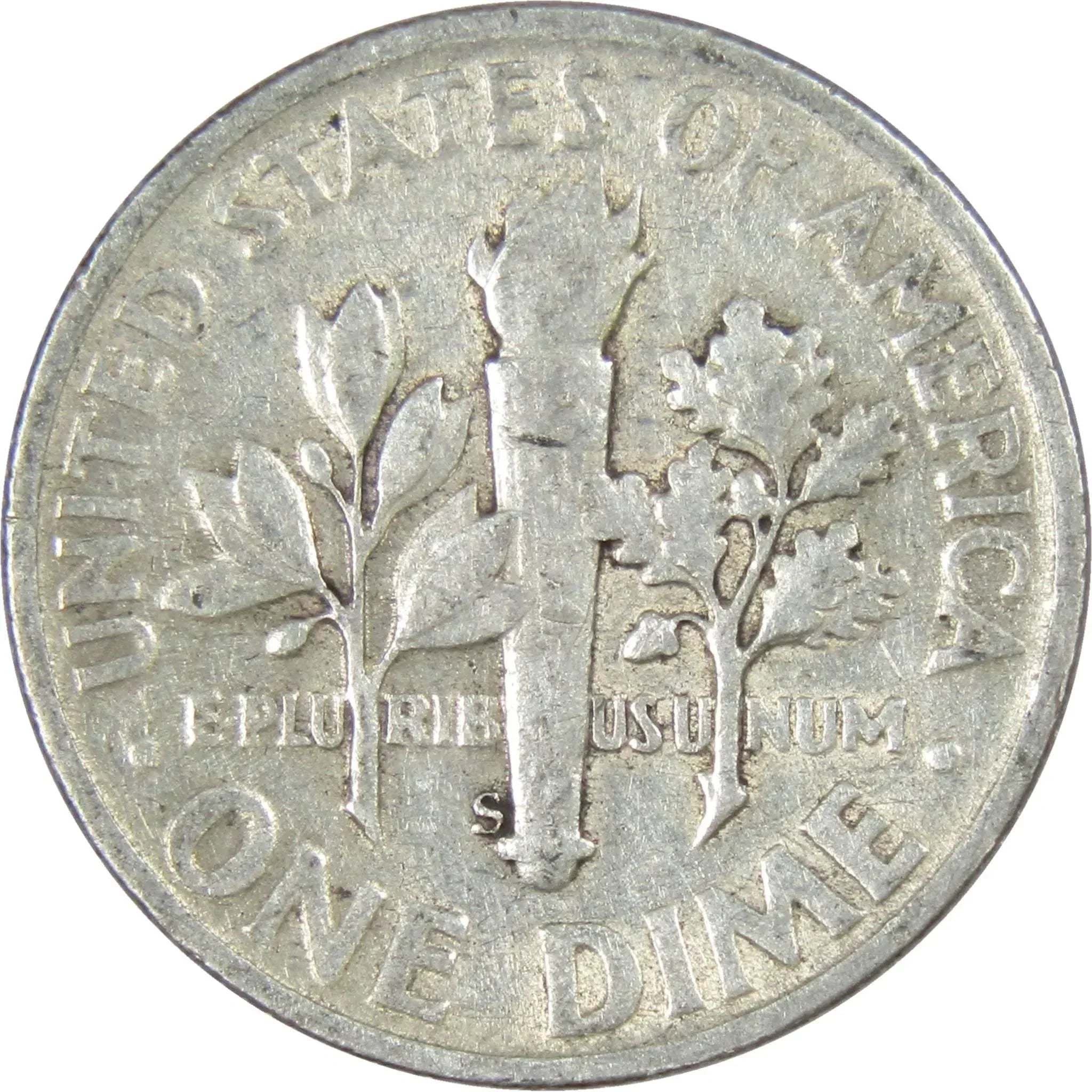 1946 S Roosevelt Dime AG About Good 90% Silver 10c US Coin Collectible