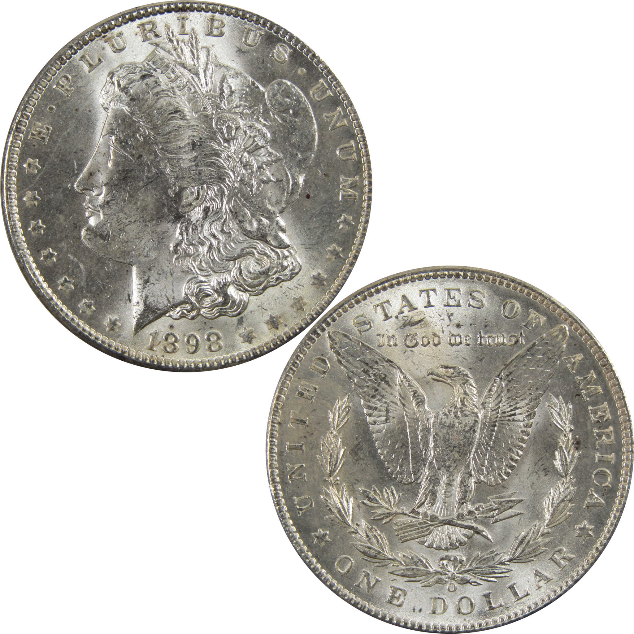 1898 O Morgan Dollar BU Uncirculated 90% Silver $1 Coin SKU:I5252 - Morgan coin - Morgan silver dollar - Morgan silver dollar for sale - Profile Coins & Collectibles