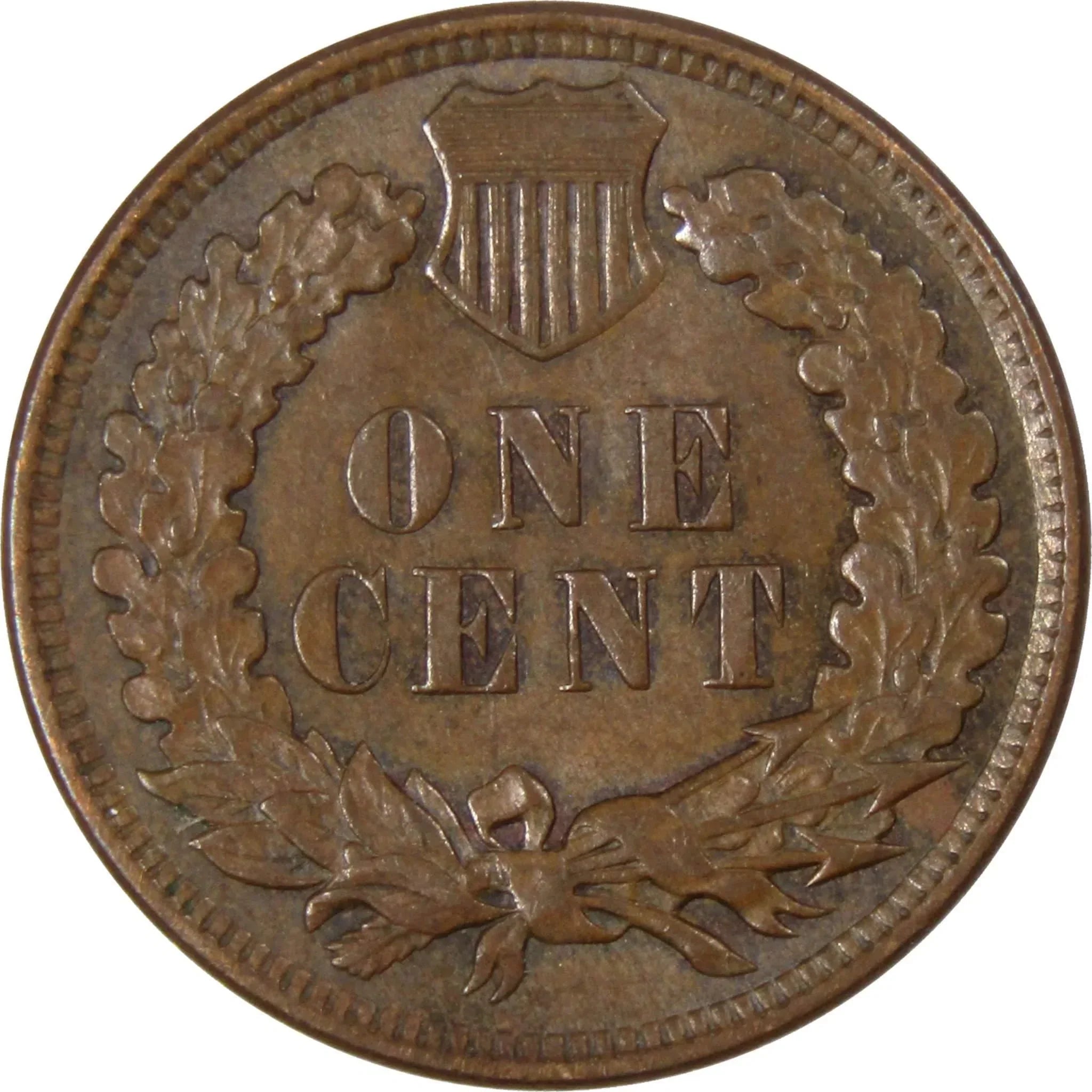 1906 Indian Head Cent AU About Uncirculated Bronze Penny 1c Coin Collectible