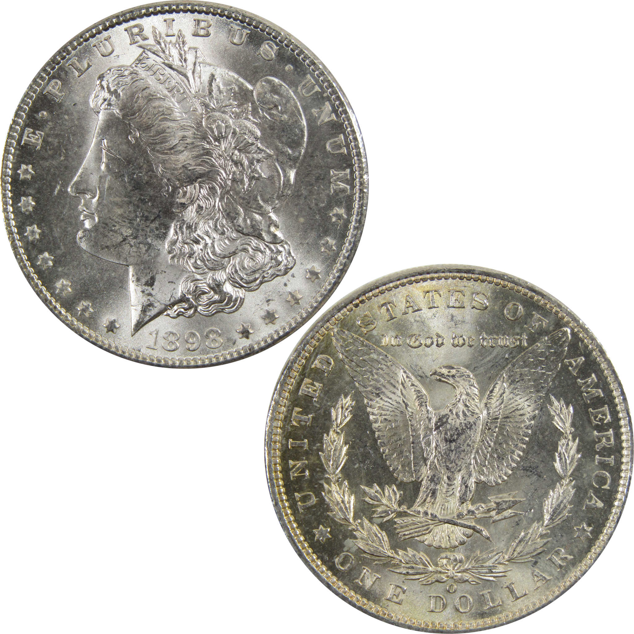 1898 O Morgan Dollar BU Uncirculated 90% Silver $1 Coin SKU:I5242 - Morgan coin - Morgan silver dollar - Morgan silver dollar for sale - Profile Coins & Collectibles