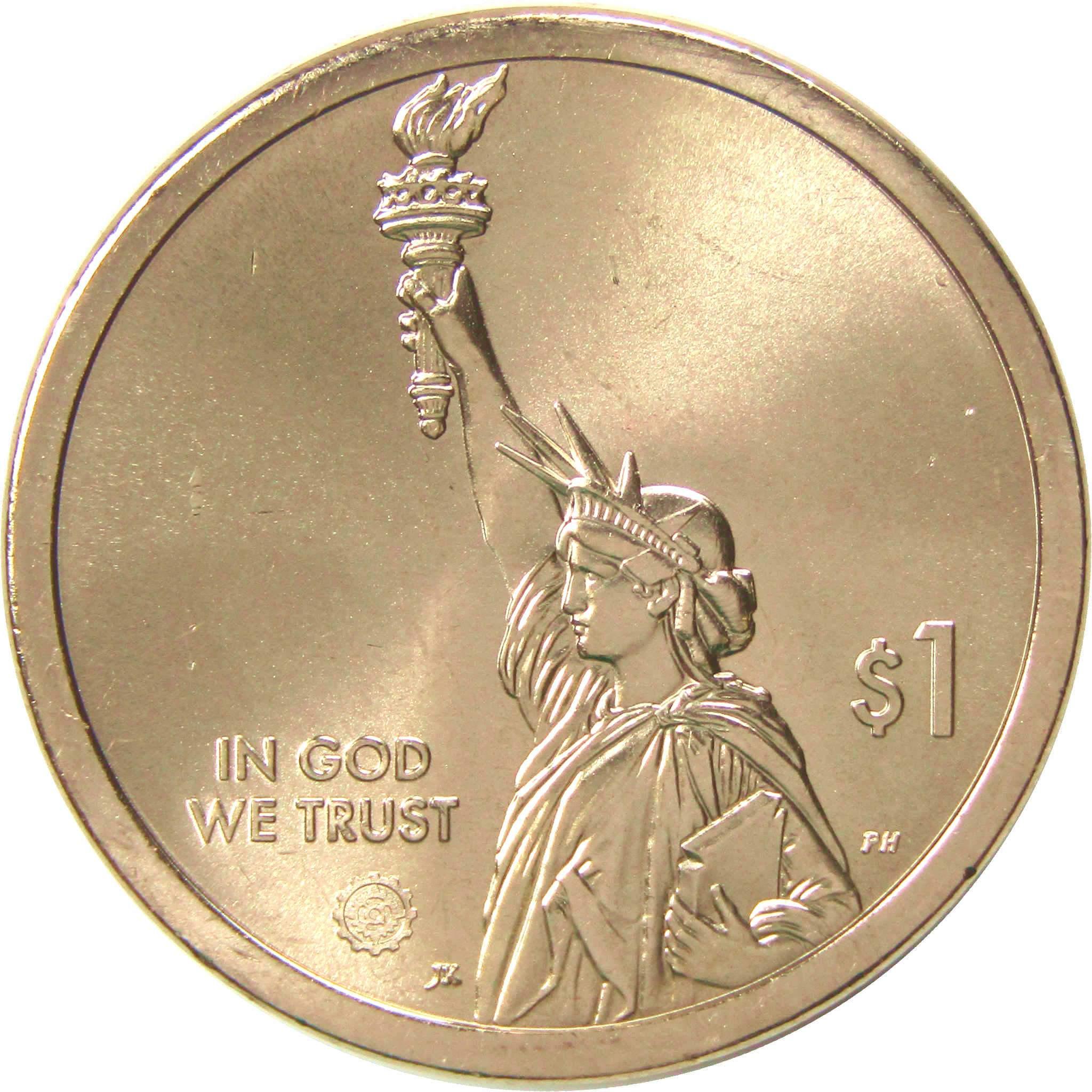 2019 P Delaware American Innovation Dollar BU Uncirculated Mint State $1 US Coin