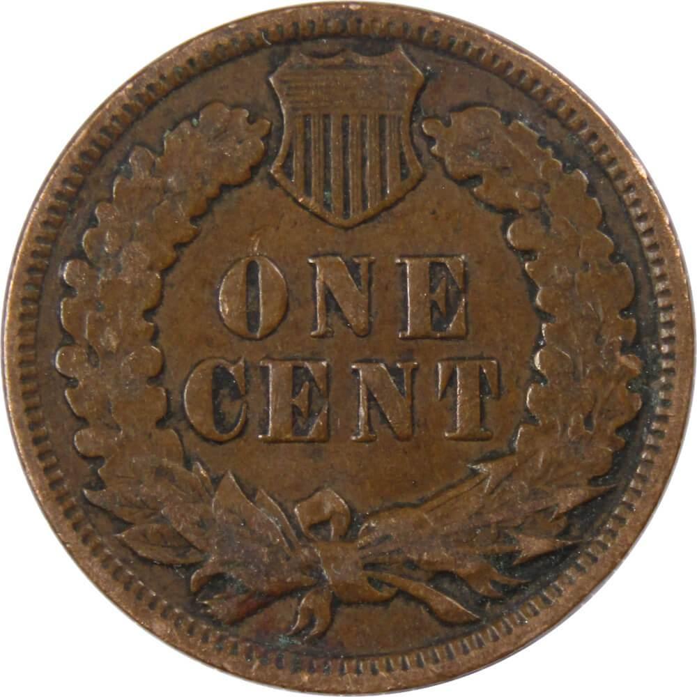 1908 Indian Head Cent AG About Good Bronze Penny 1c Coin Collectible