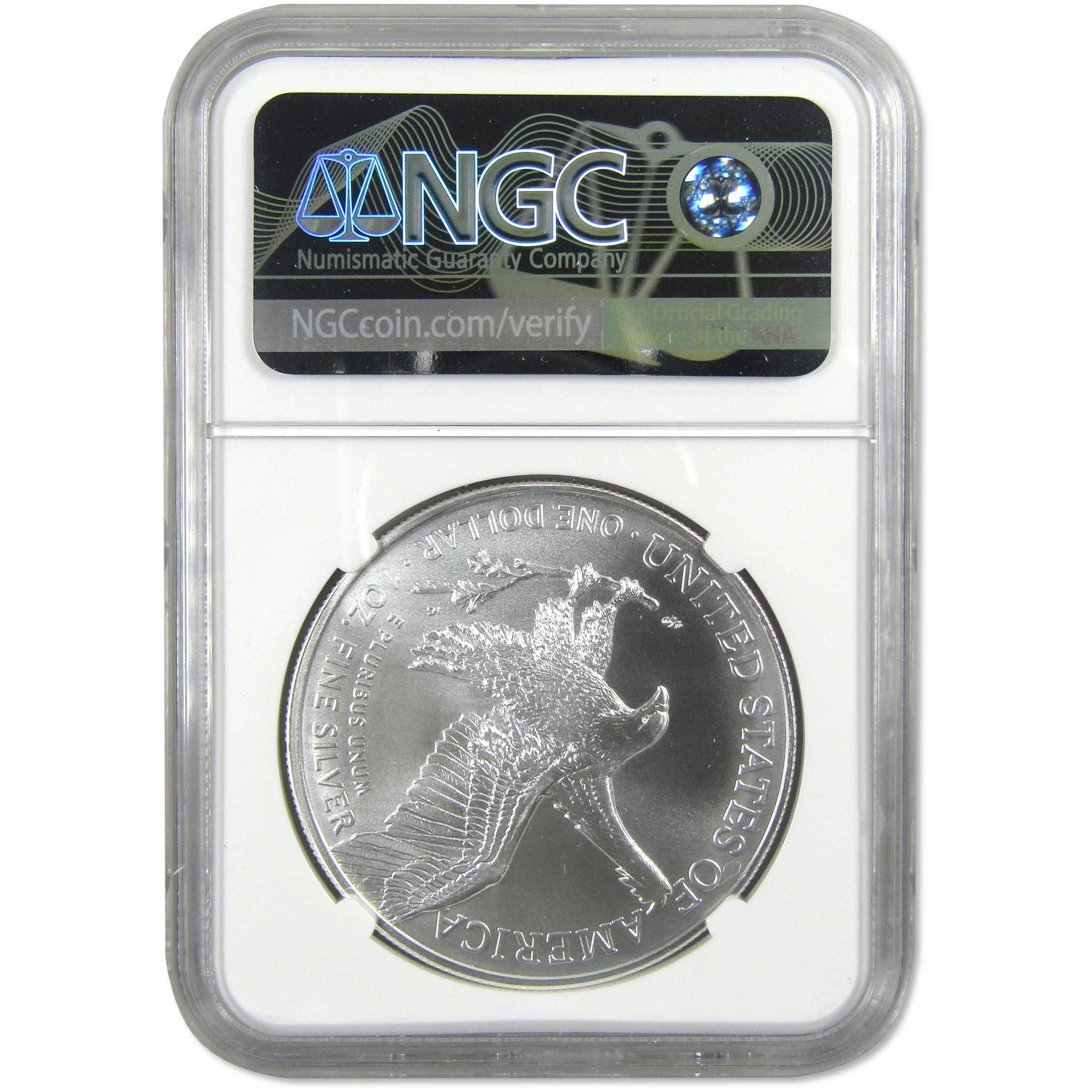2023 American Silver Eagle MS 70 NGC First Day Gaudioso SKU:OPC91