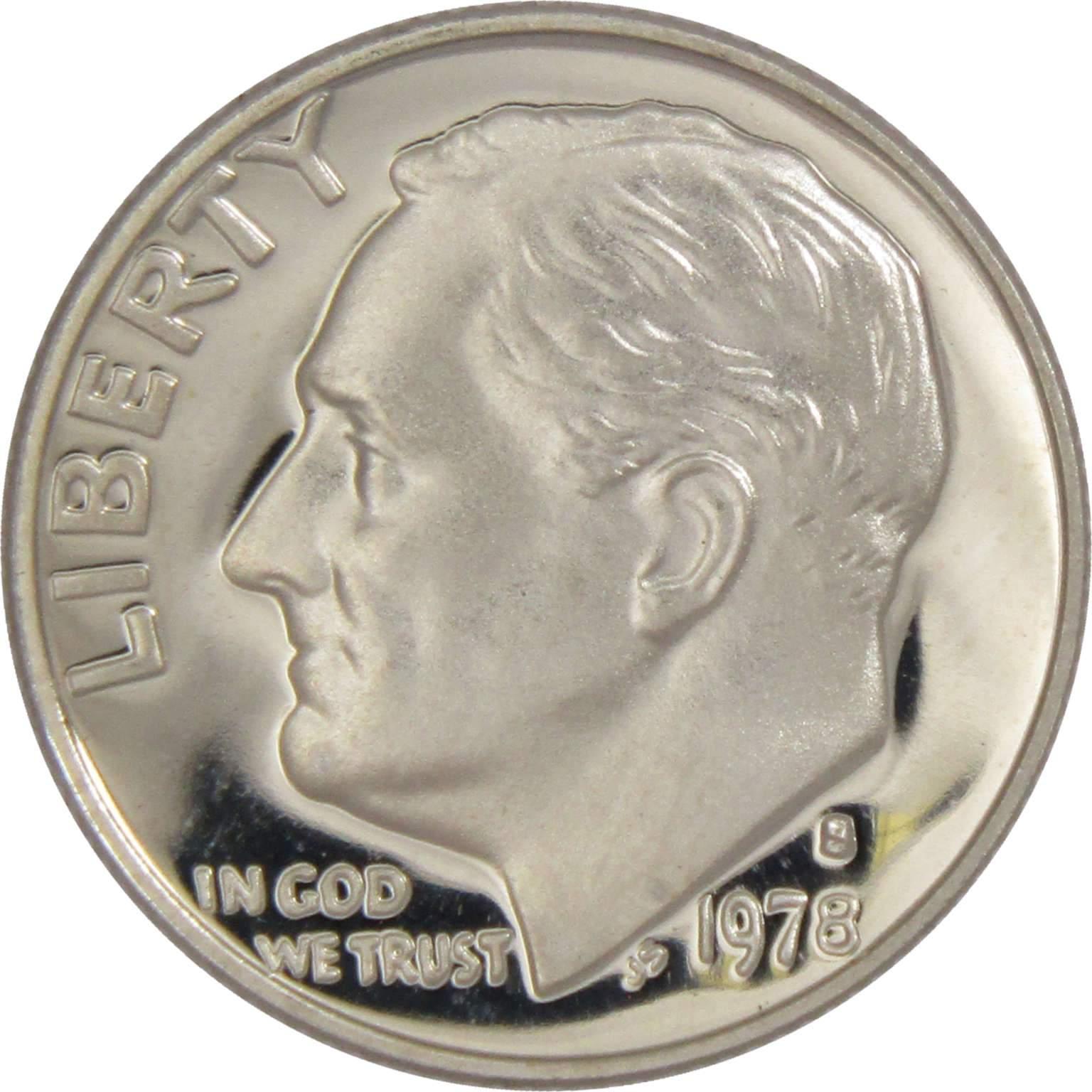 1978 S Roosevelt Dime Choice Proof 10c US Coin Collectible