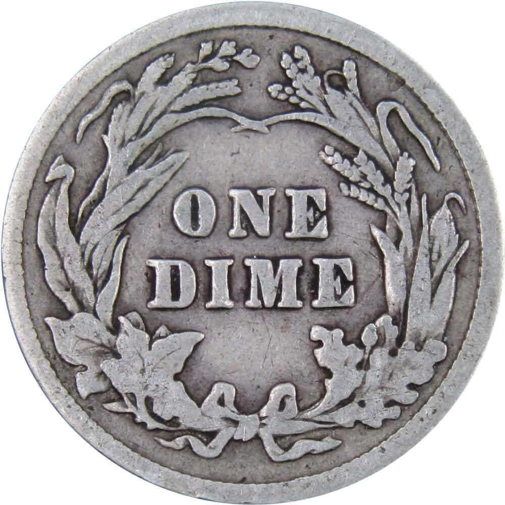 1916 Barber Dime VG Very Good 90% Silver 10c US Type Coin Collectible