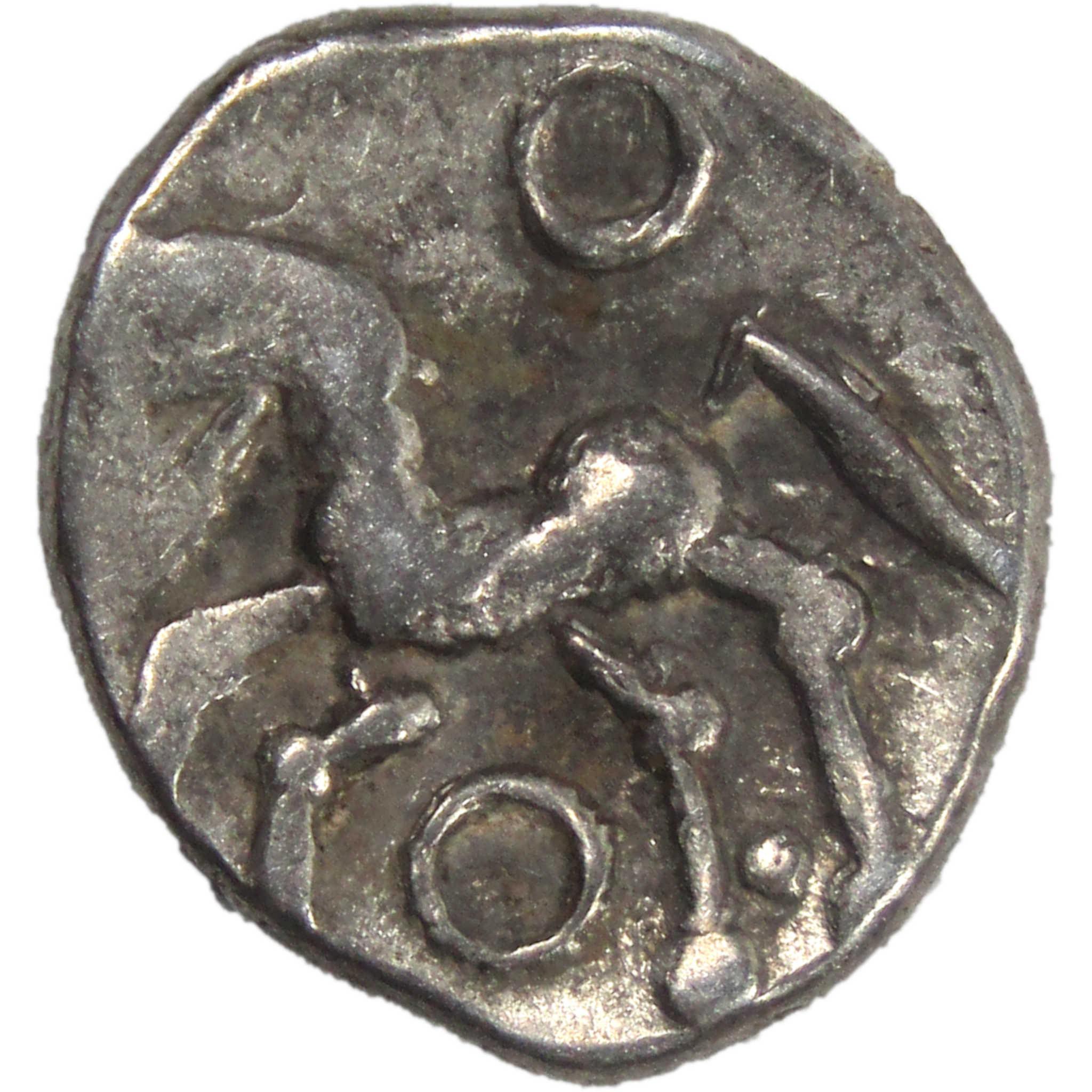 100-50 BC Sequani Quinarius VF Silver Ancient Gaulish Coin SKU:I5970