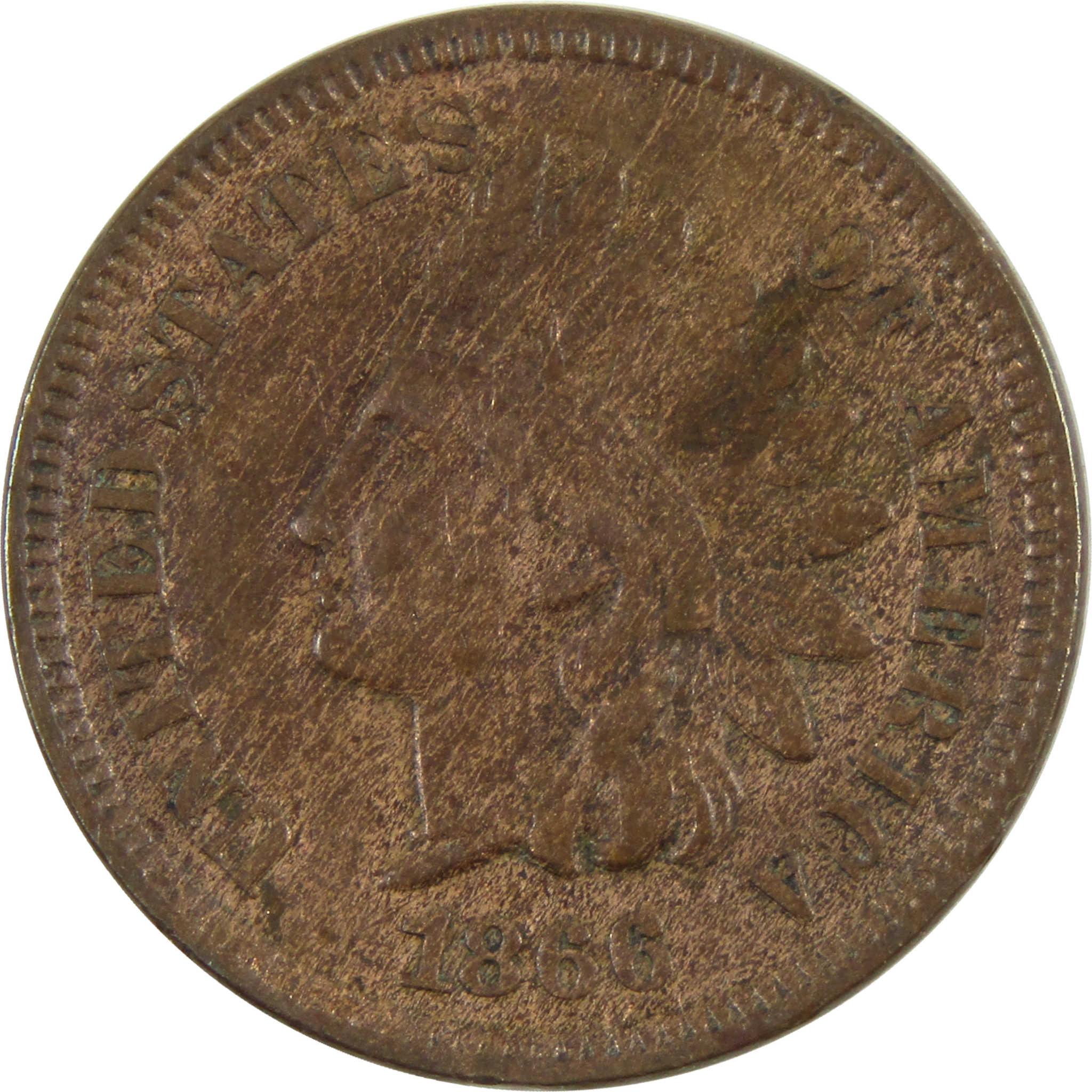 1866 Indian Head Cent Extremely Fine / About Uncirculated SKU:I3703