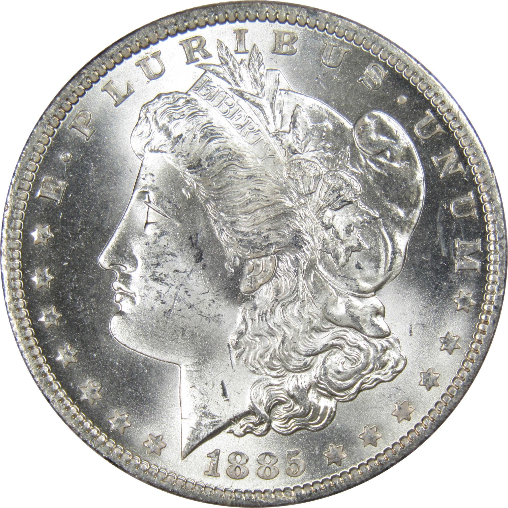 1885 O Morgan Dollar BU Choice Uncirculated Mint State 90% Silver $1 US Coin - Morgan coin - Morgan silver dollar - Morgan silver dollar for sale - Profile Coins & Collectibles