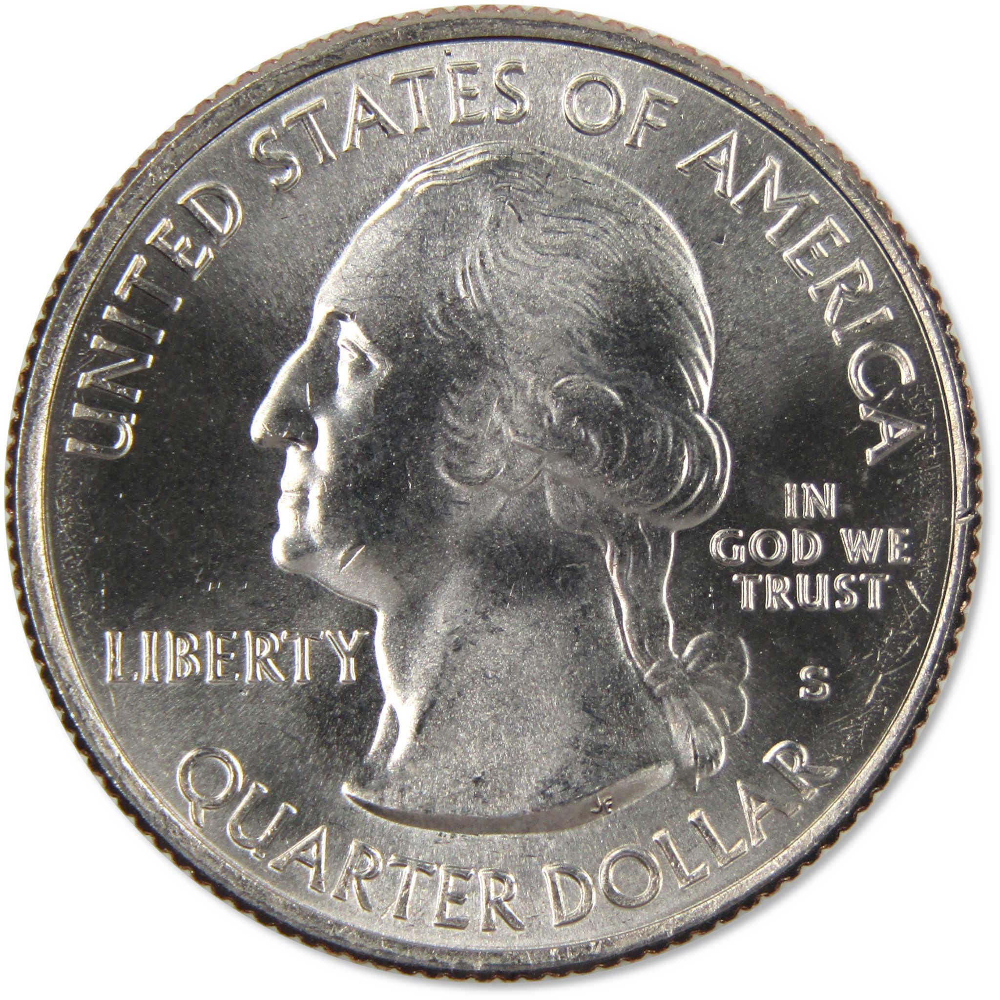 2012 S National Park Quarter 5 Coin Set Uncirculated Mint State Clad 25c