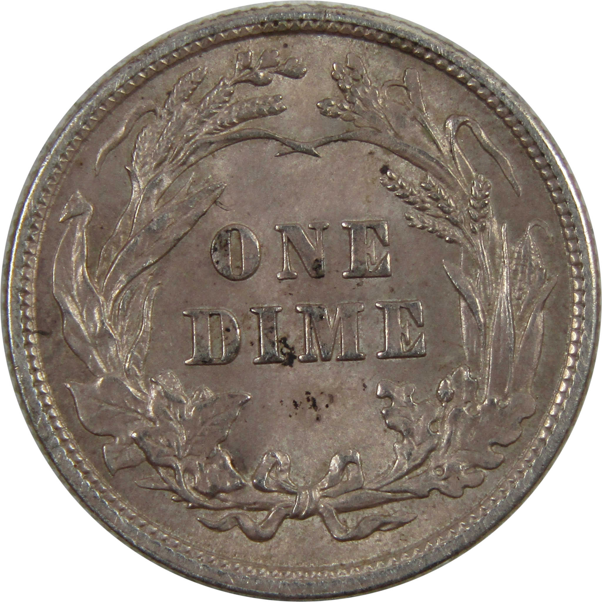 1912 Barber Dime AU About Uncirculated 90% Silver 10c Coin SKU:I4927