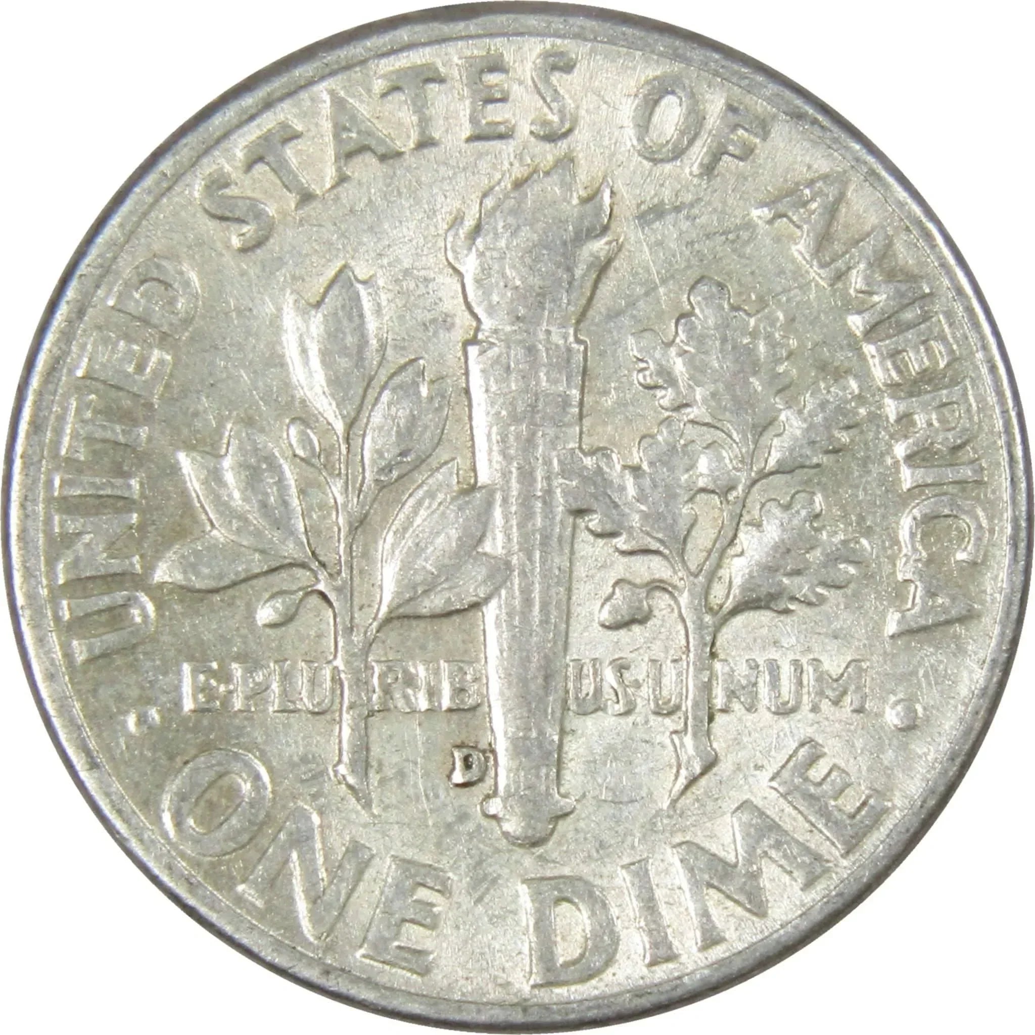1959 D Roosevelt Dime AG About Good 90% Silver 10c US Coin Collectible