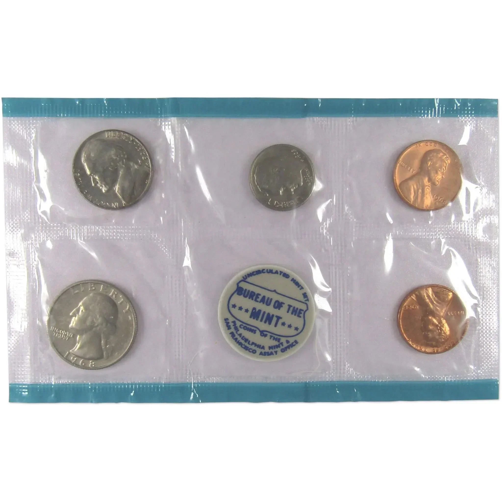 1968 U.S. Mint Set Uncirculated Original Government Packaging OGP Collectible