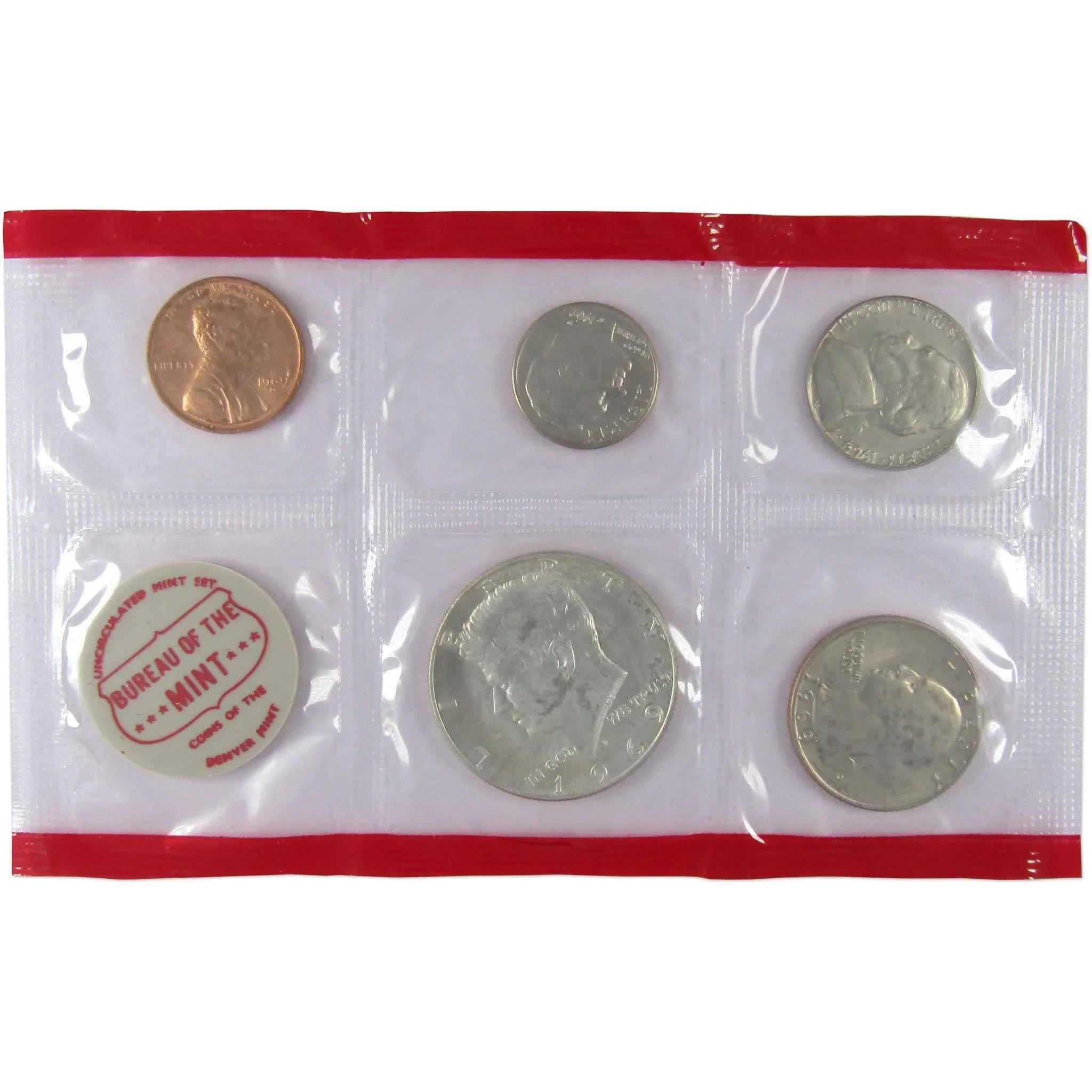 1969 U.S. Mint Set Uncirculated Original Government Packaging OGP Collectible