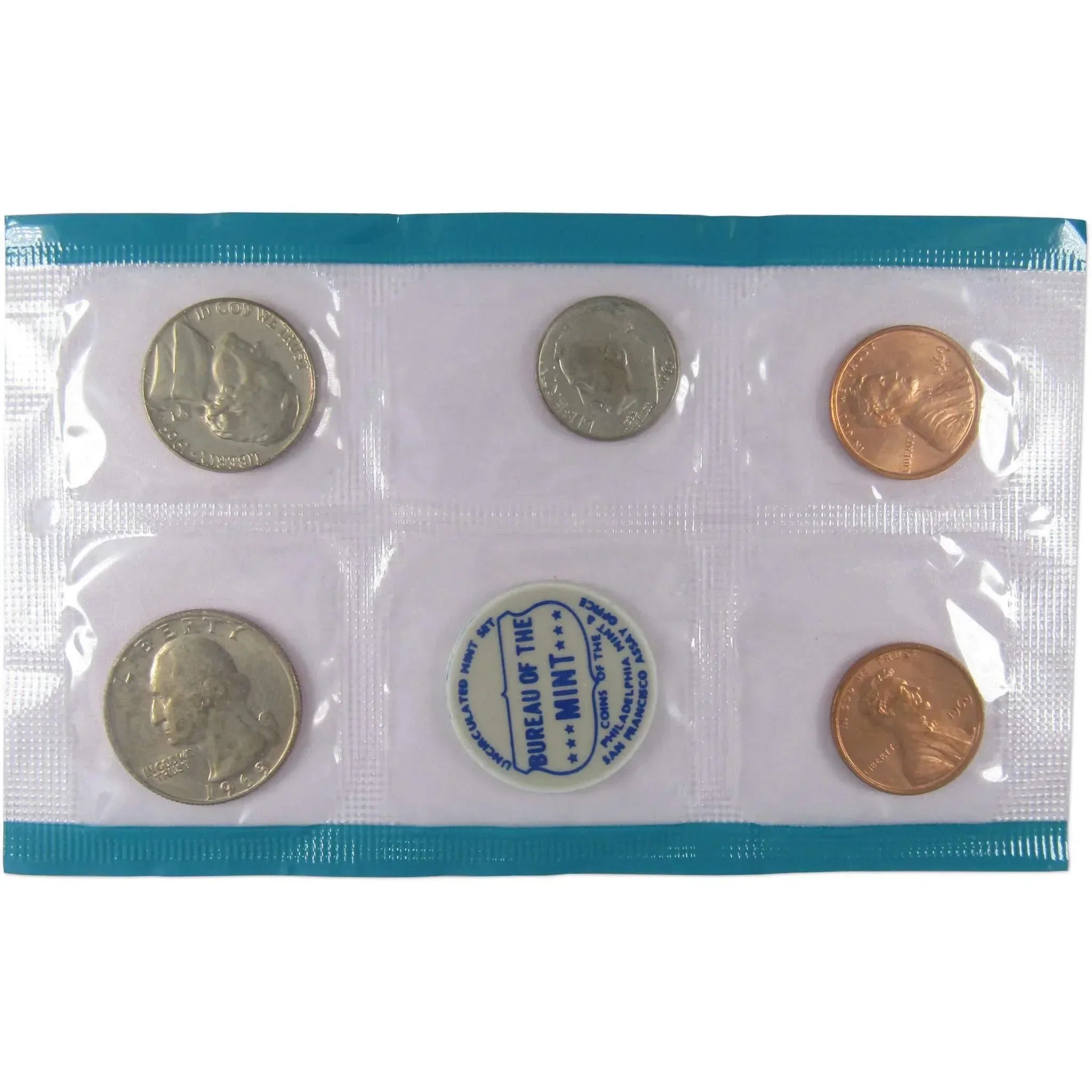 1969 U.S. Mint Set Uncirculated Original Government Packaging OGP Collectible