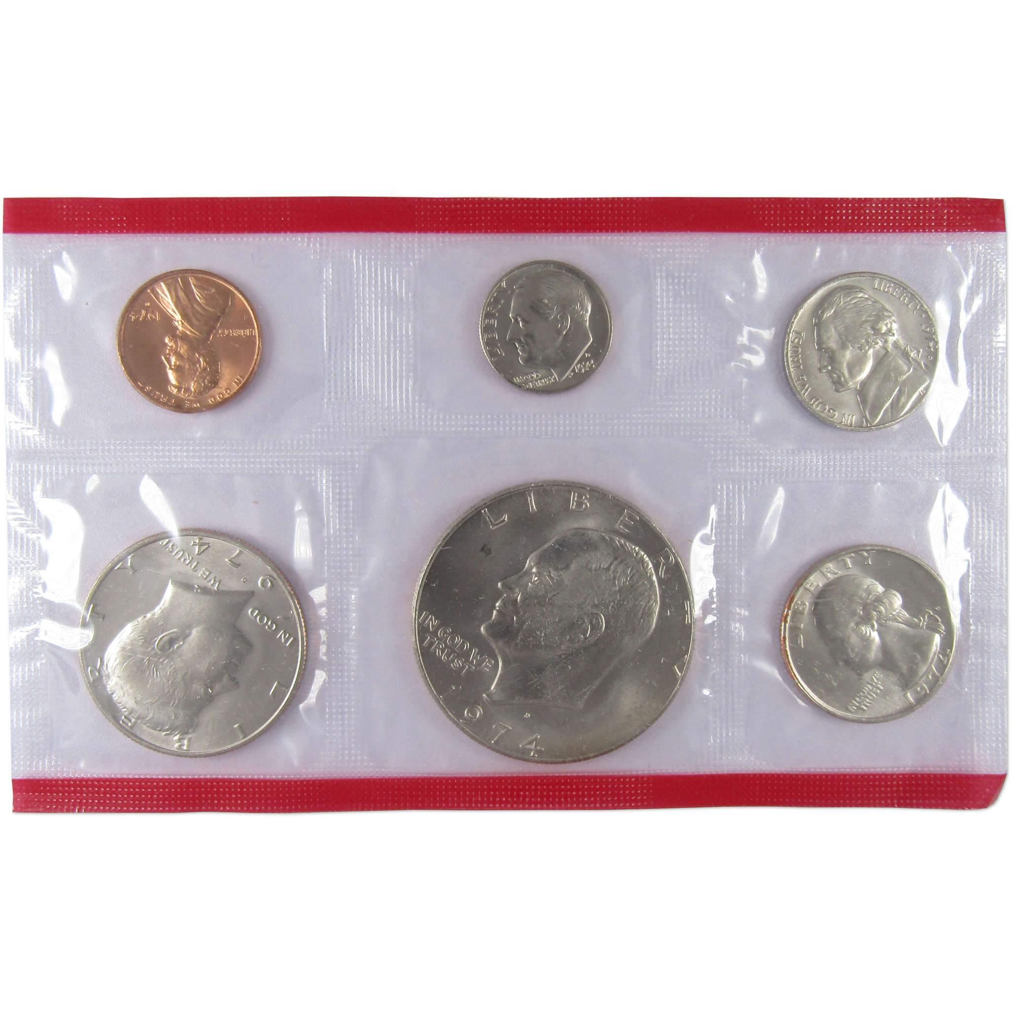 1974 U.S. Mint Set Uncirculated Original Government Packaging OGP Collectible