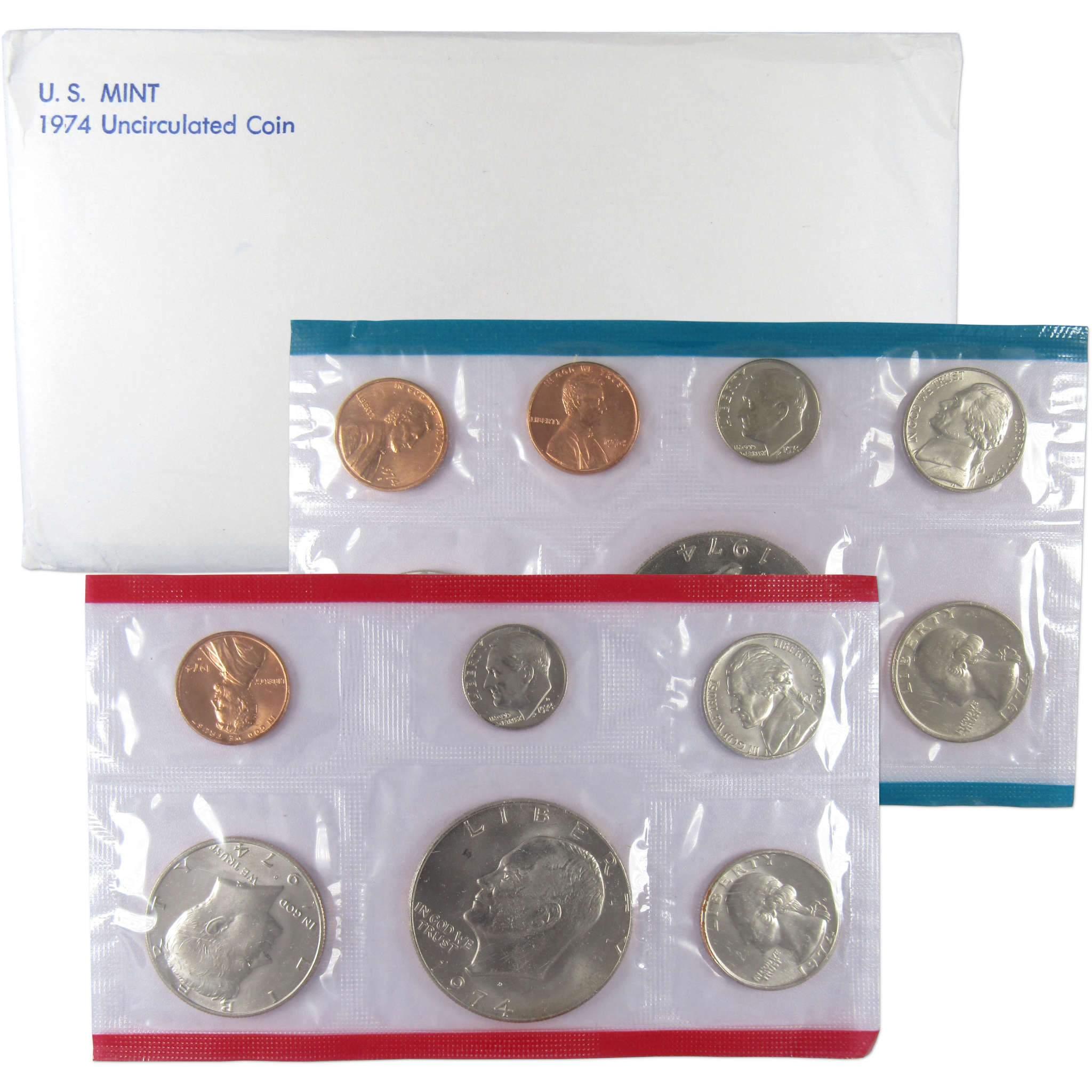 1974 U.S. Mint Set Uncirculated Original Government Packaging OGP Collectible
