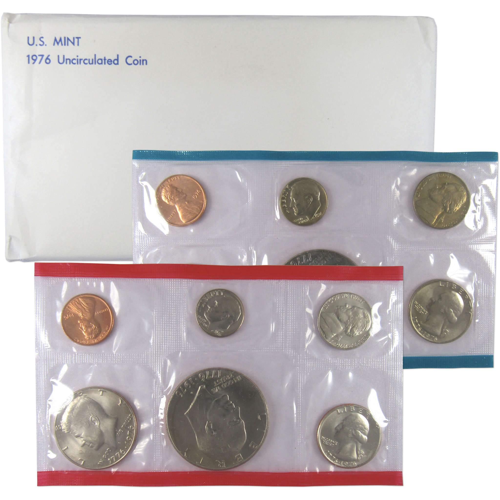 1976 U.S. Mint Set Uncirculated Original Government Packaging OGP Collectible
