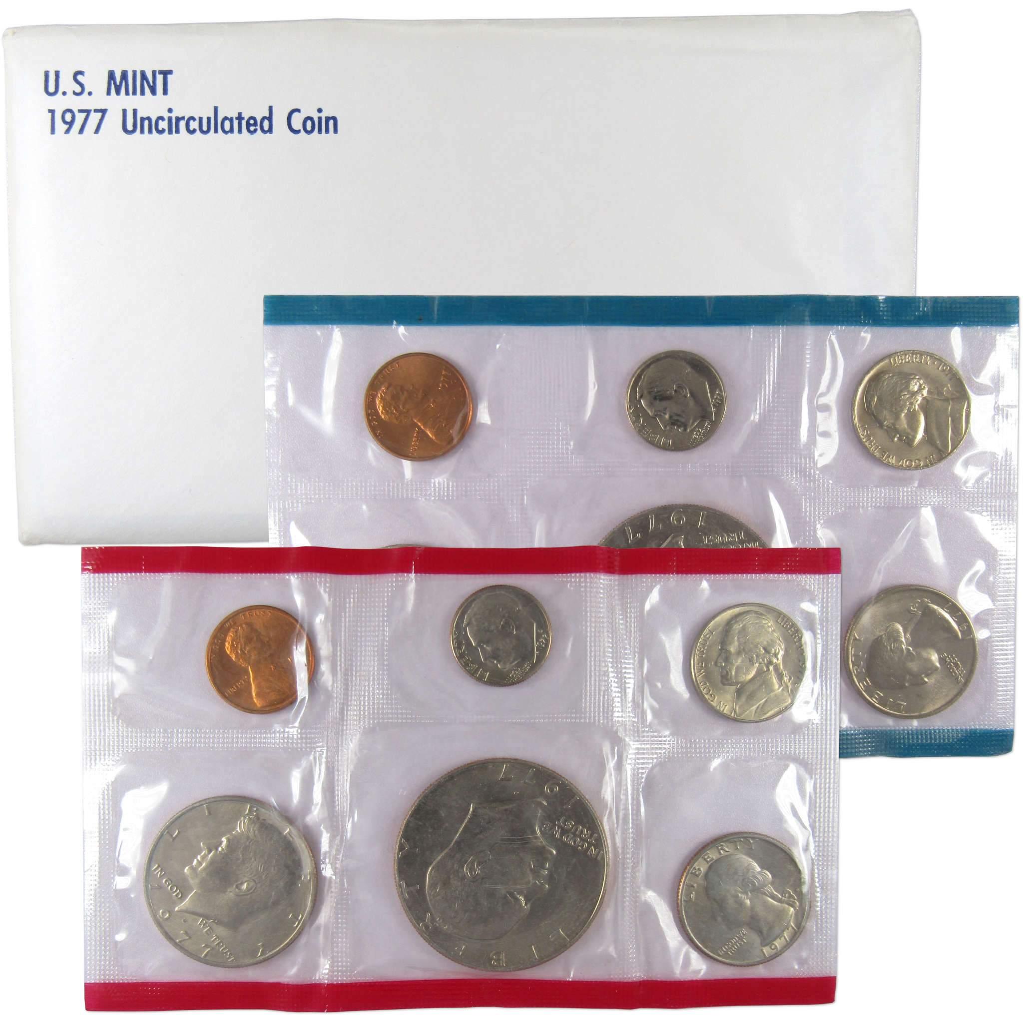 1977 Uncirculated Coin Set U.S Mint Original Government Packaging OGP