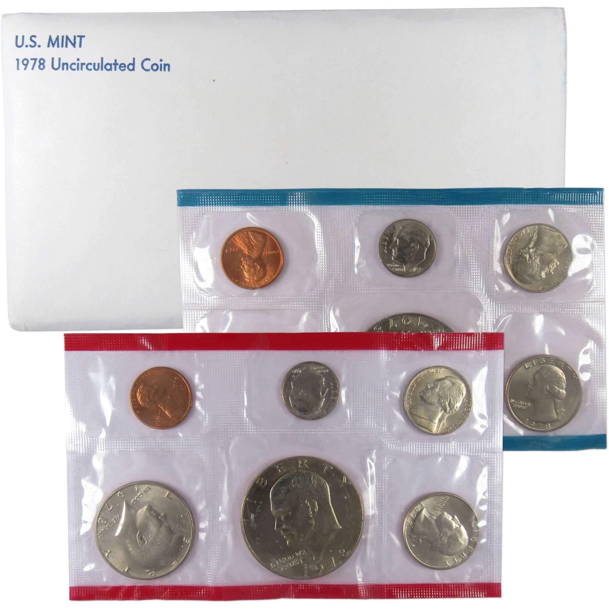 1978 Uncirculated Coin Set U.S Mint Original Government Packaging OGP