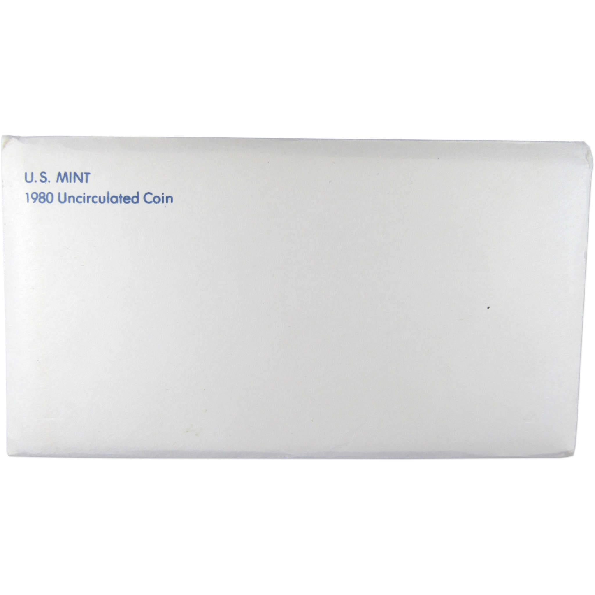 1980 U.S. Mint Set Uncirculated Original Government Packaging OGP Collectible