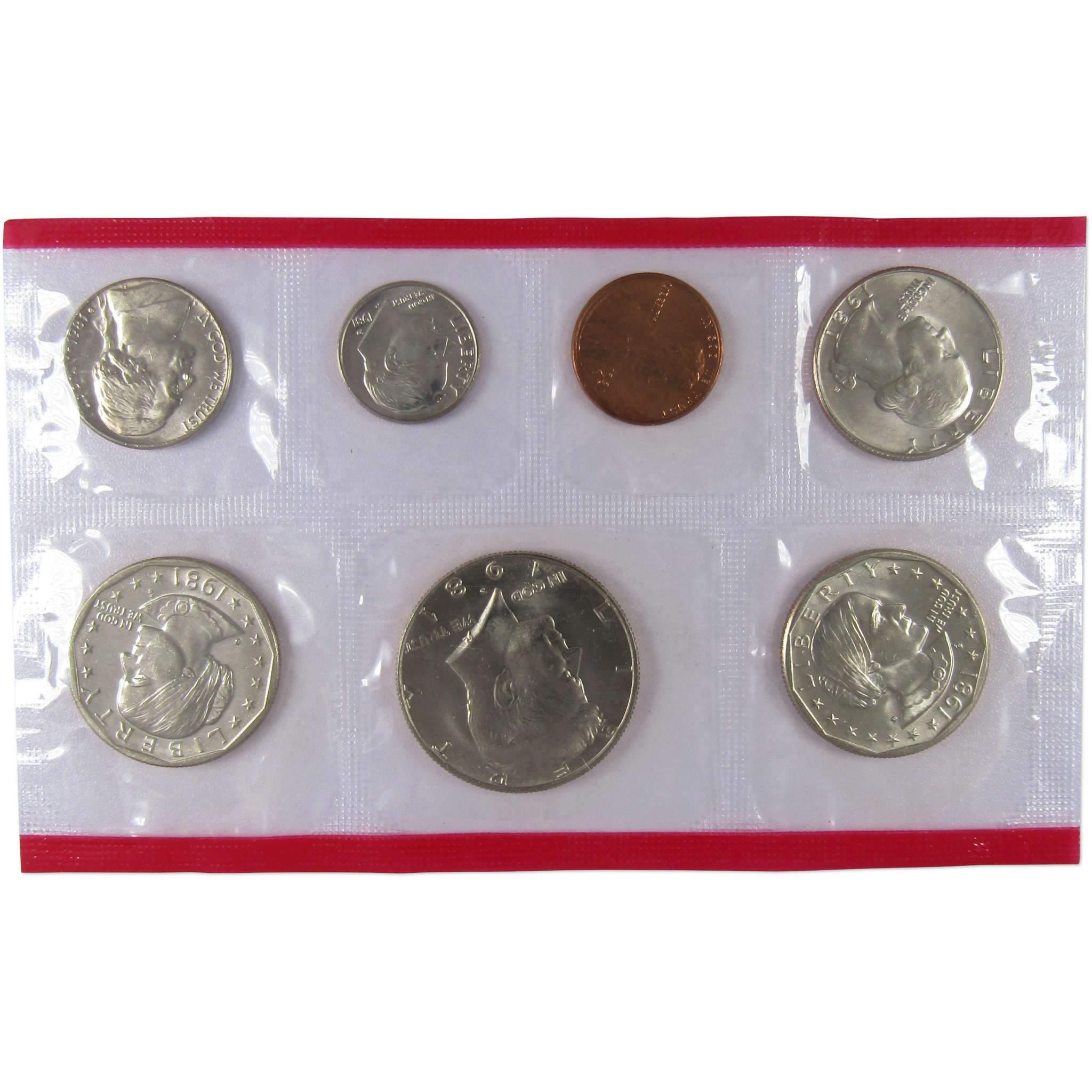 1981 U.S. Mint Set Uncirculated Original Government Packaging OGP Collectible