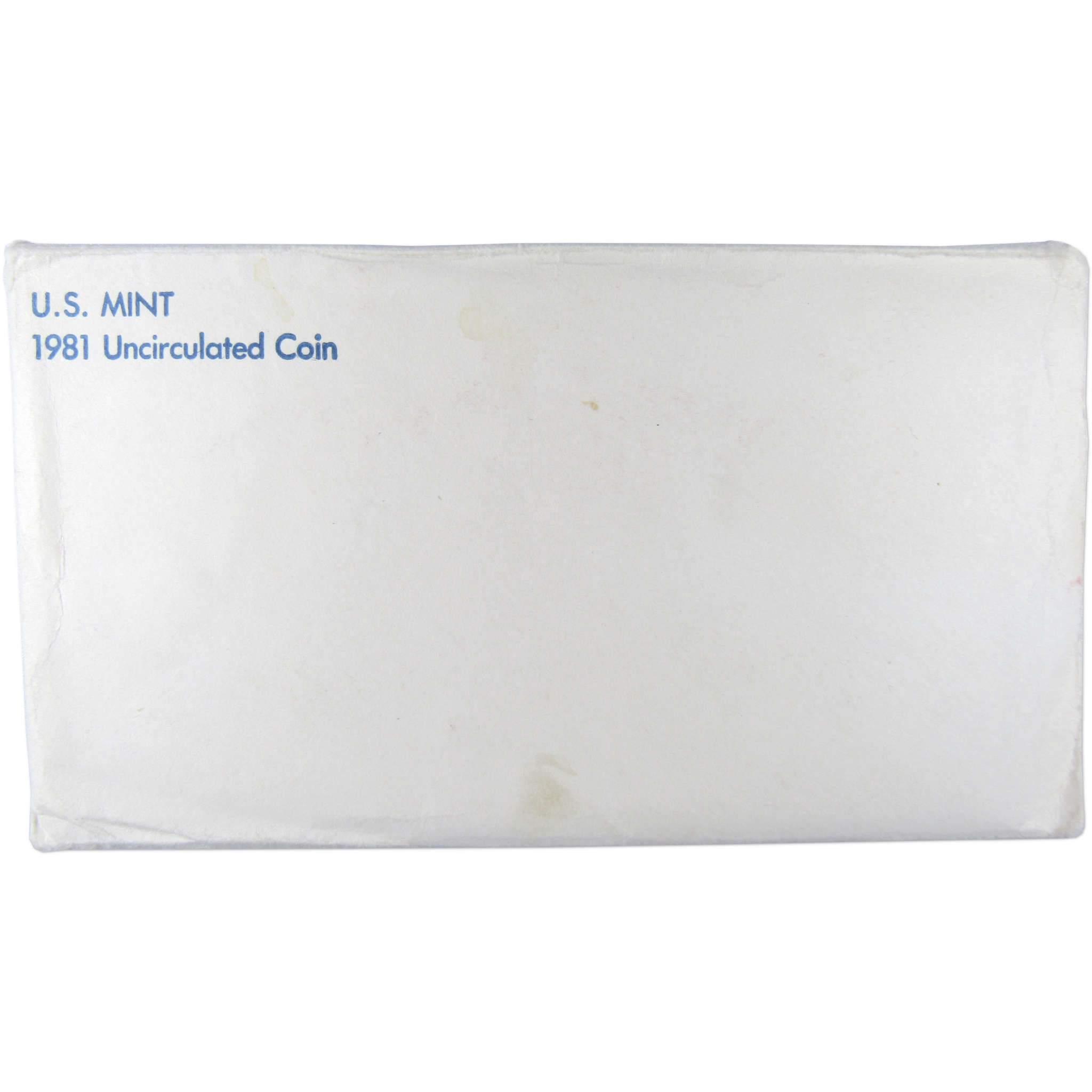 1981 U.S. Mint Set Uncirculated Original Government Packaging OGP Collectible