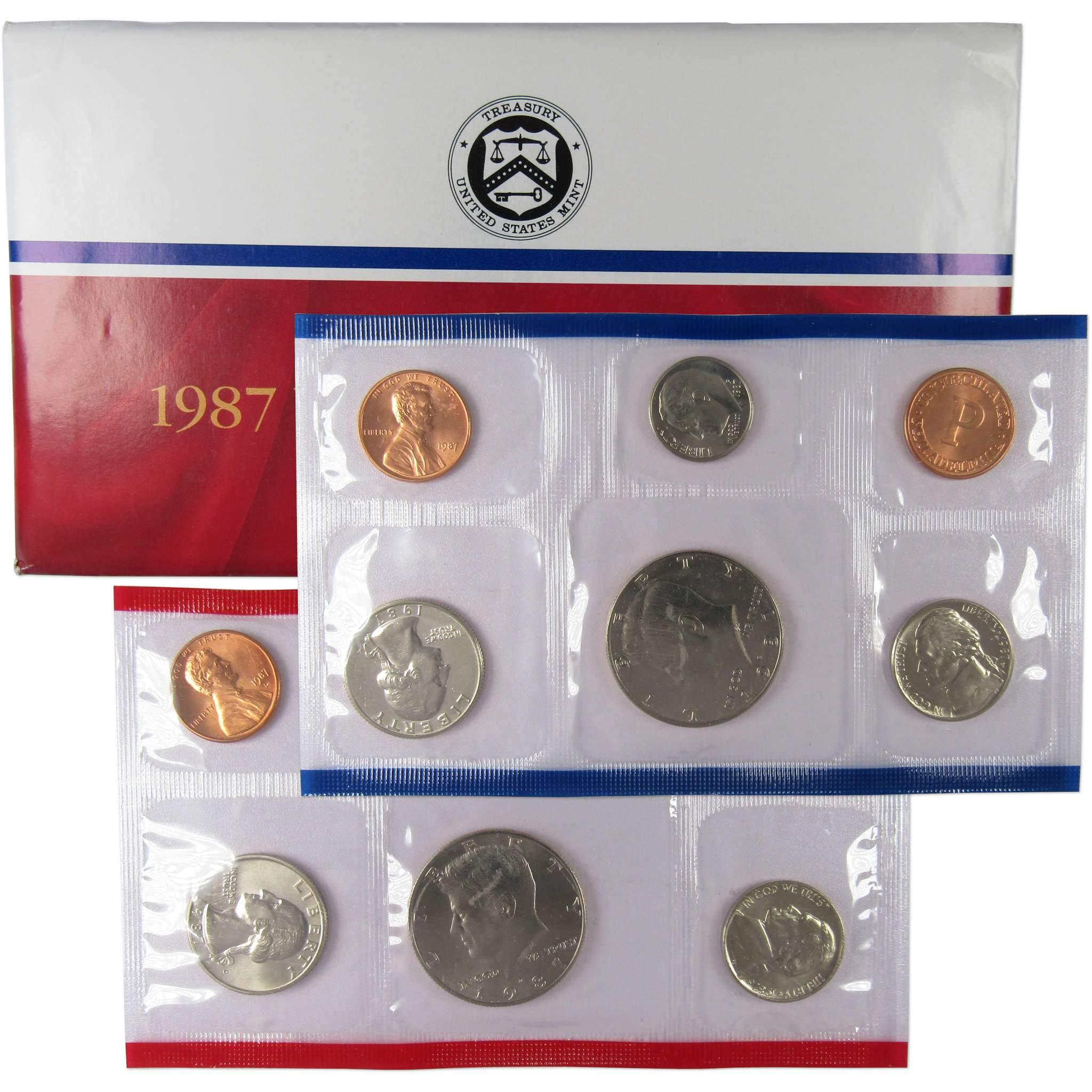 1987 U.S. Mint Set Uncirculated Original Government Packaging OGP Collectible