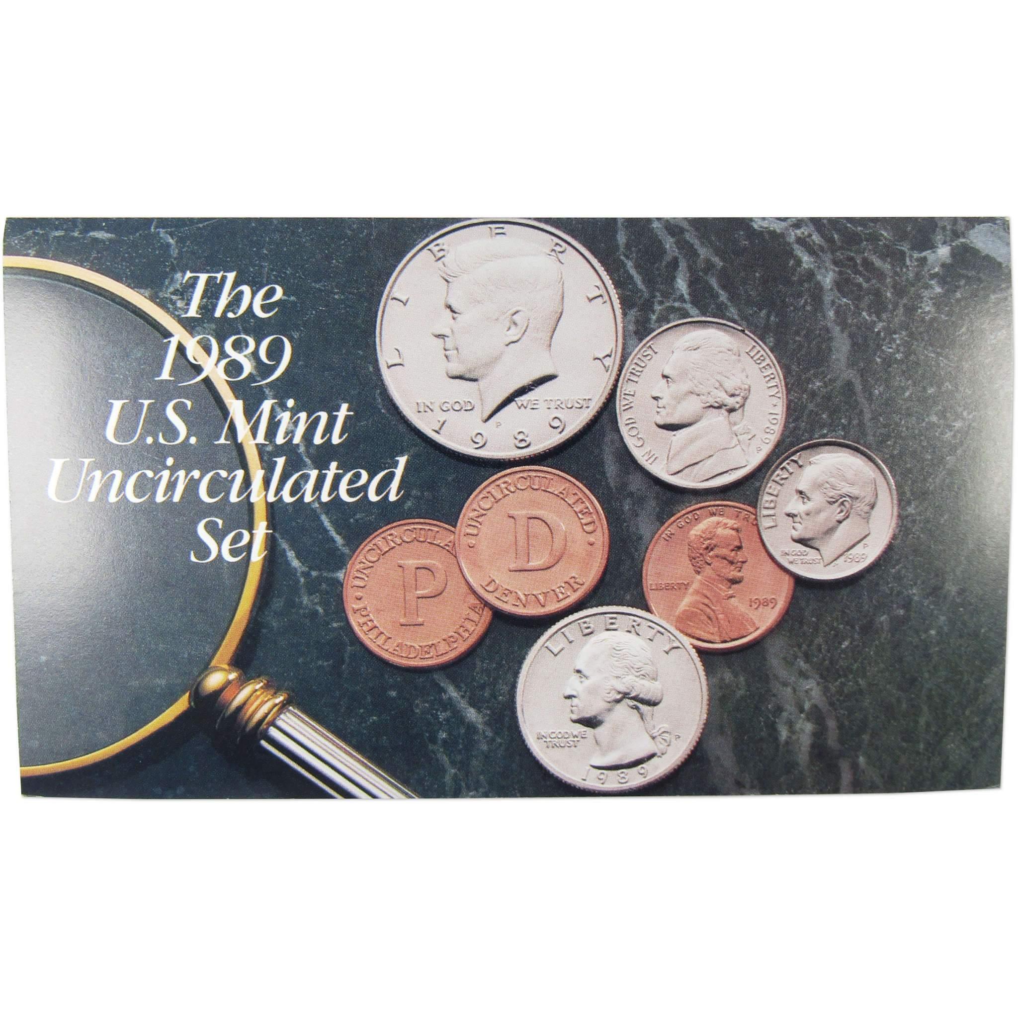 1989 U.S. Mint Set Uncirculated Original Government Packaging OGP Collectible