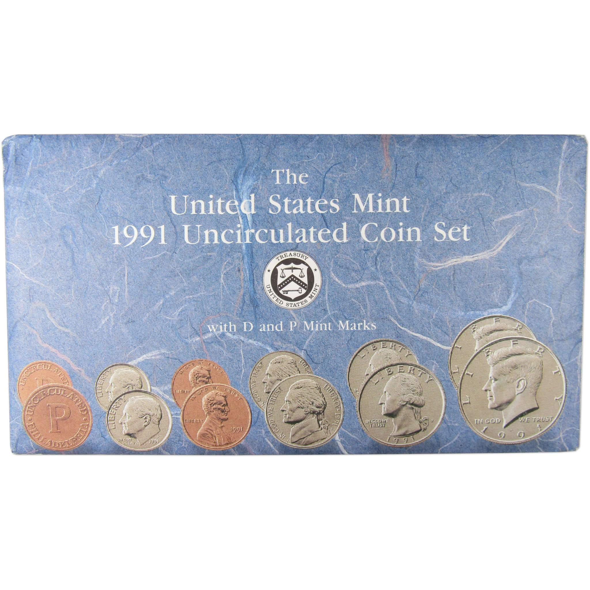 1991 U.S. Mint Set Uncirculated Original Government Packaging OGP Collectible
