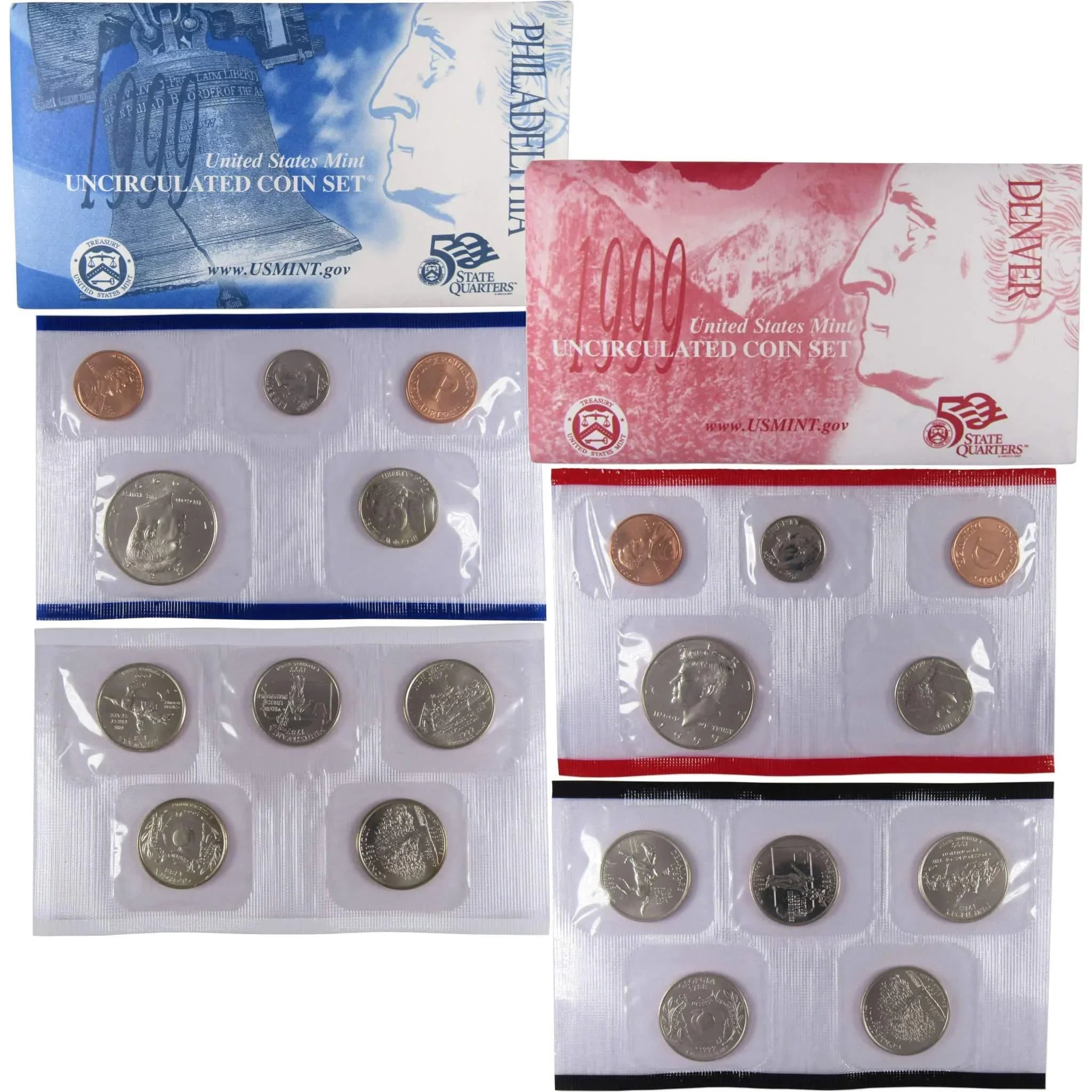 1999 U.S. Mint Set Uncirculated Original Government Packaging OGP Collectible