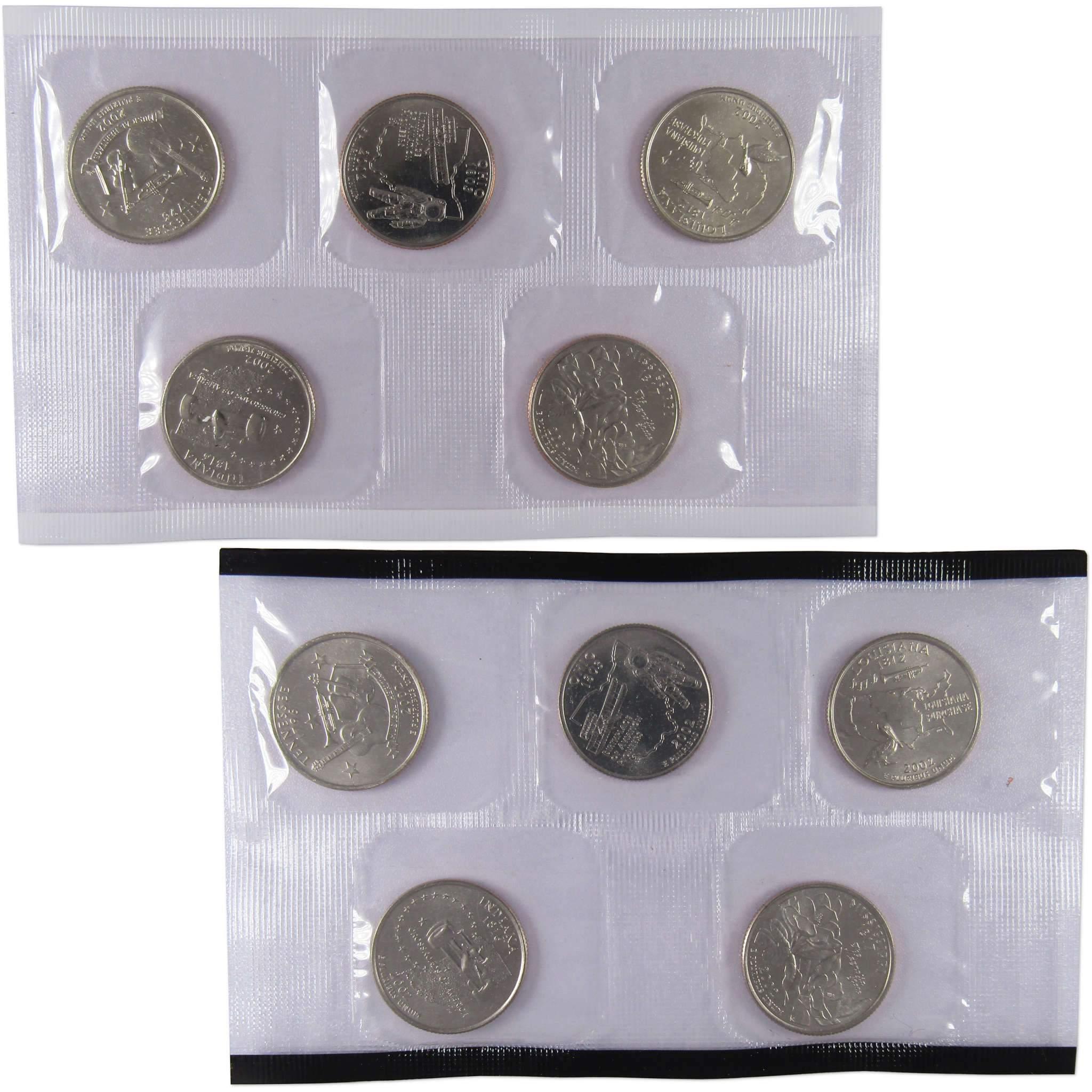 2002 U.S. Mint Set Uncirculated Original Government Packaging OGP Collectible