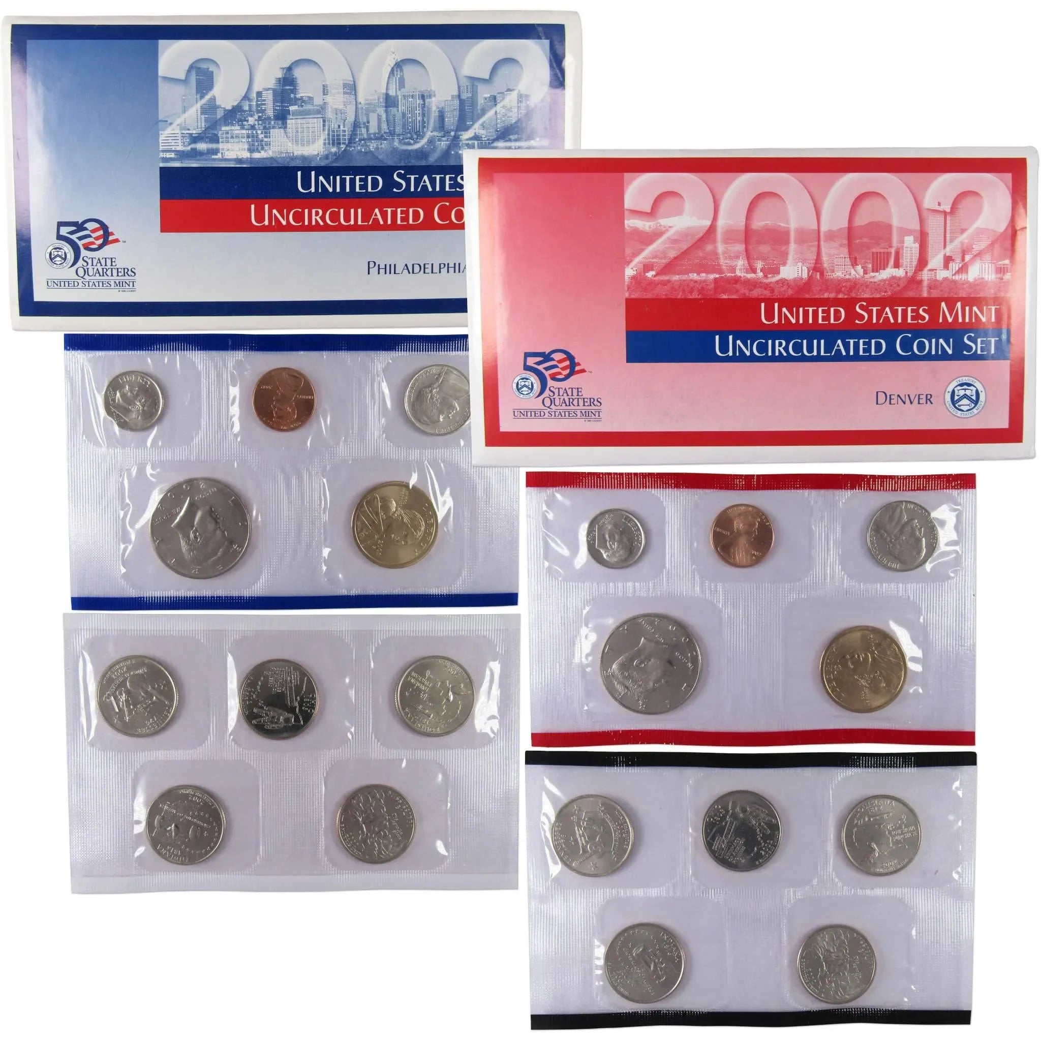 2002 U.S. Mint Set Uncirculated Original Government Packaging OGP Collectible
