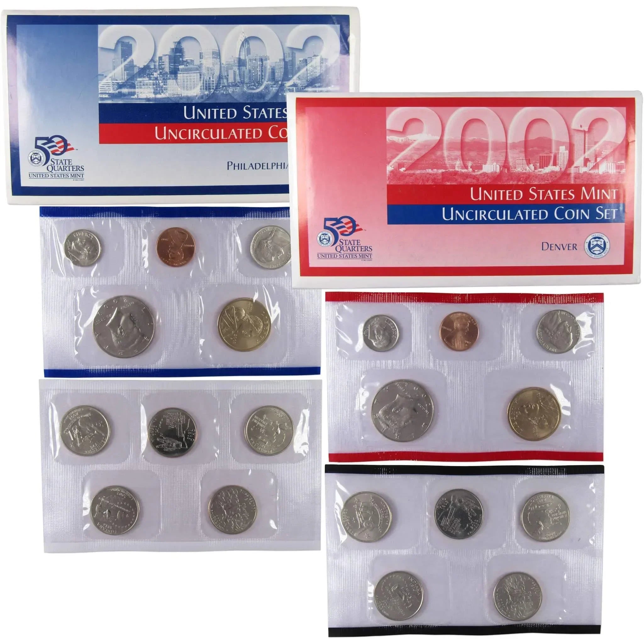 2002 U.S. Mint Set Uncirculated Original Government Packaging OGP Collectible