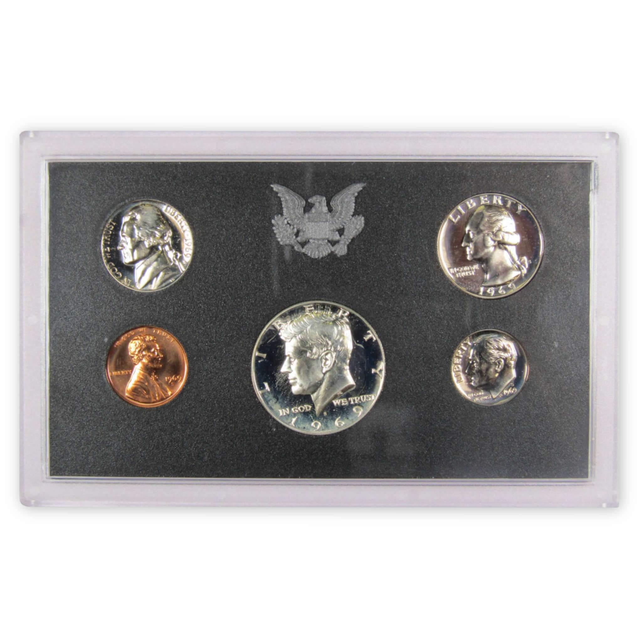 1969 Proof Set U.S. Mint Original Government Packaging OGP Collectible