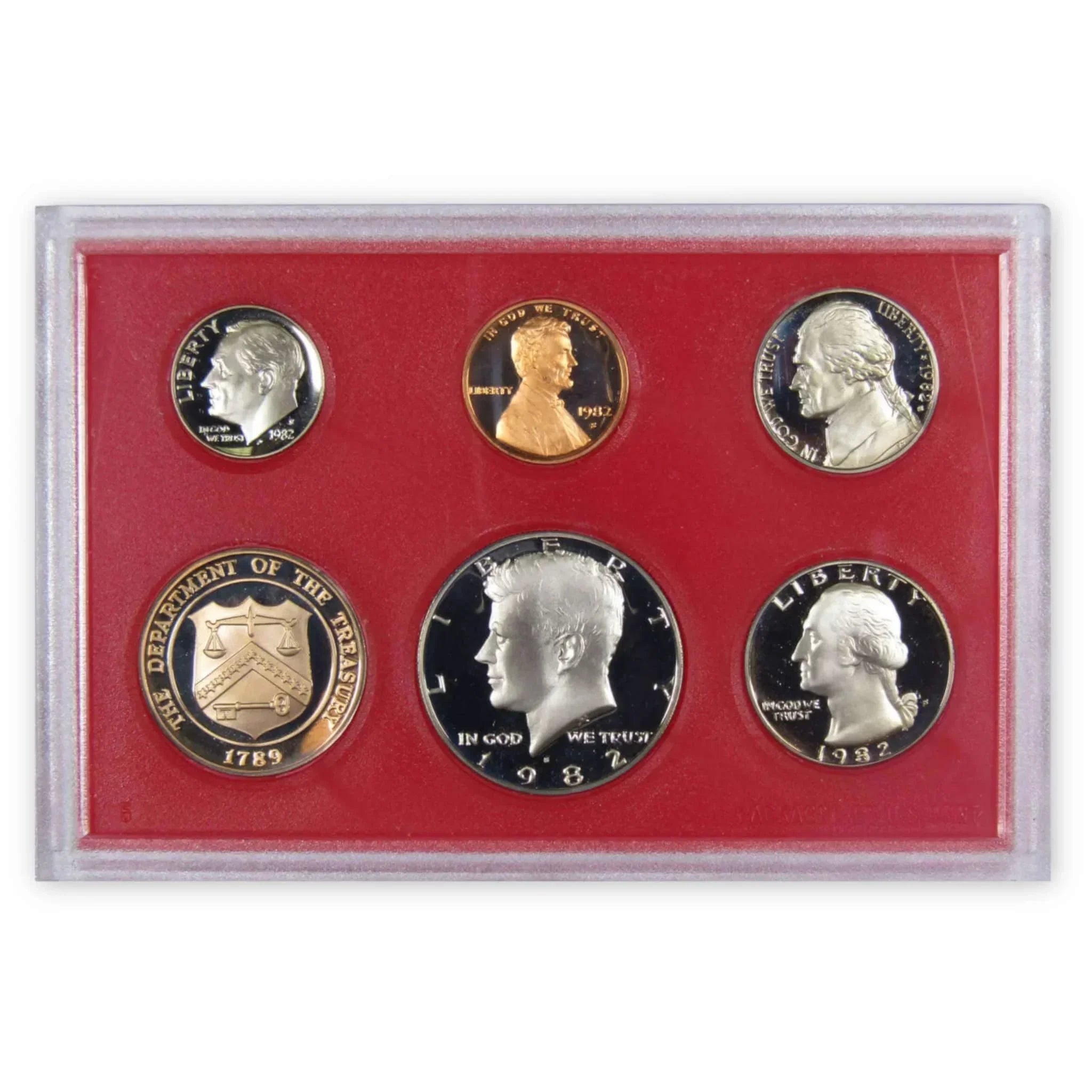 1982 Proof Set U.S. Mint Original Government Packaging OGP Collectible