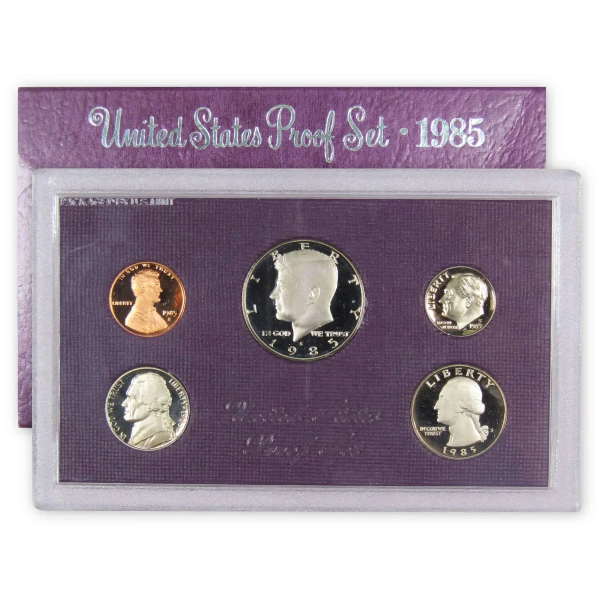1985 Proof Set U.S. Mint Original Government Packaging OGP Collectible