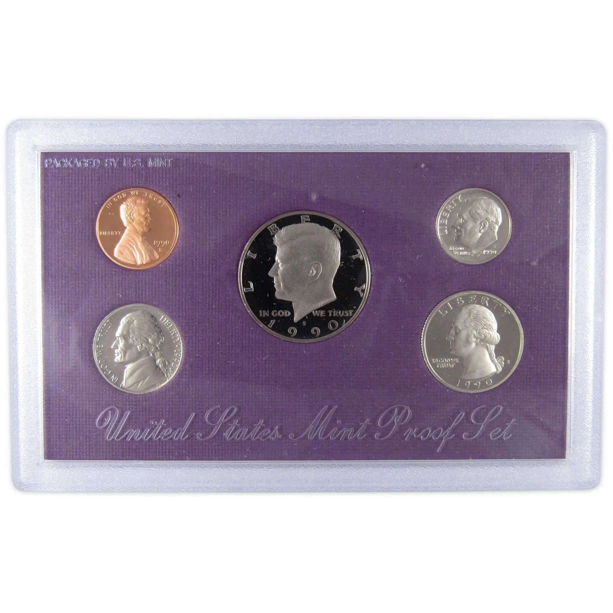 1990 Proof Set U.S. Mint Original Government Packaging OGP Collectible