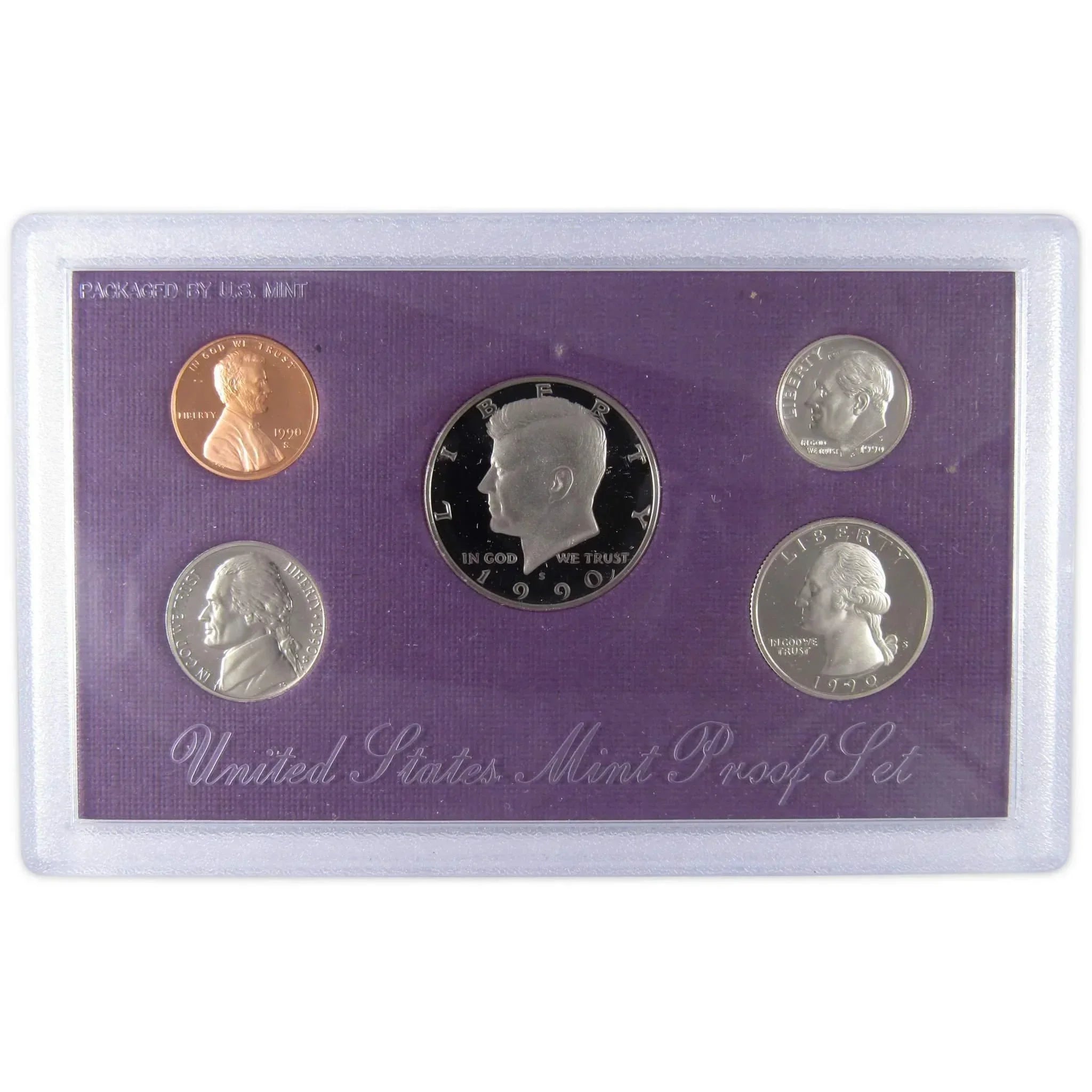 1990 Proof Set U.S. Mint Original Government Packaging OGP Collectible