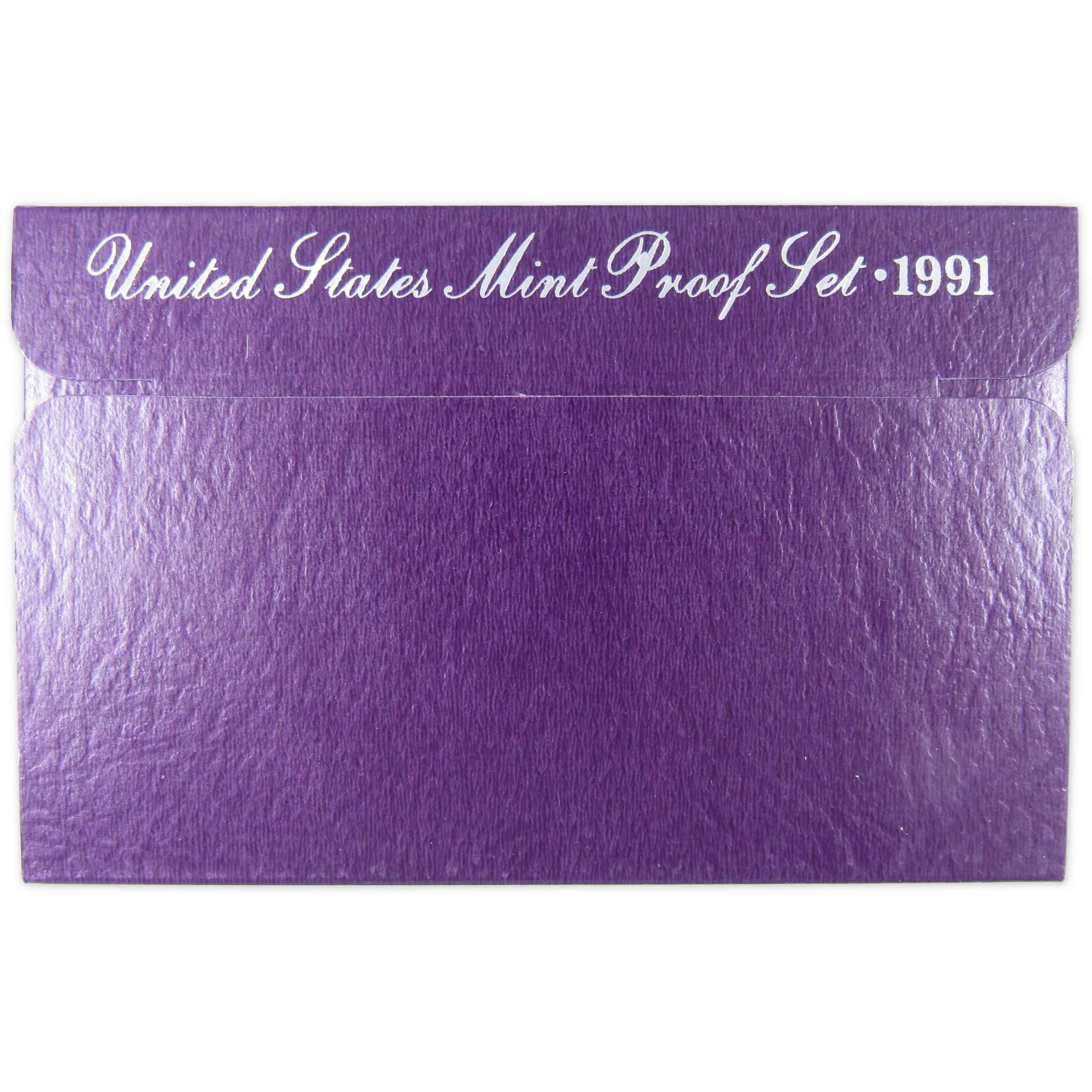 1991 Proof Set U.S. Mint Original Government Packaging OGP Collectible