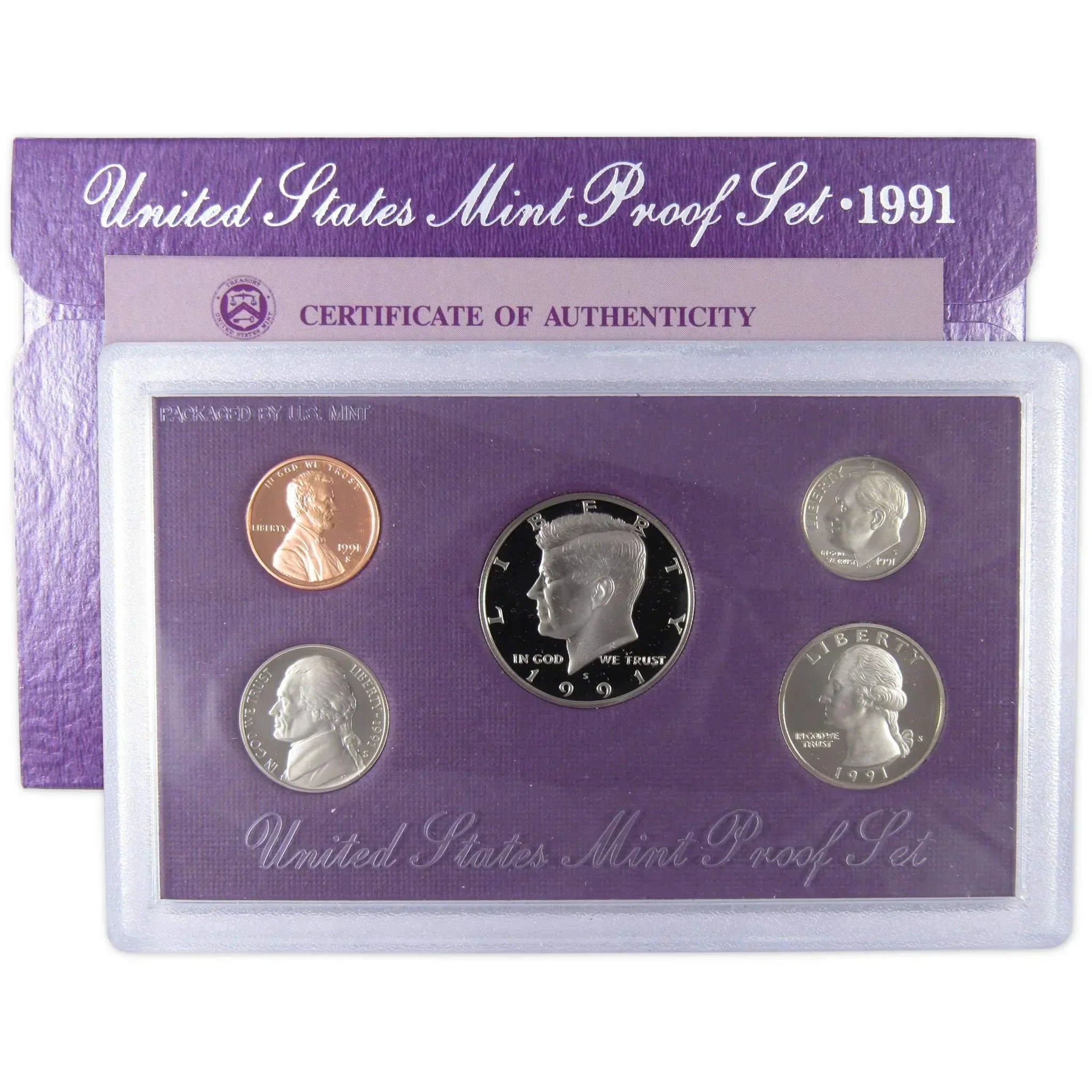 1991 Proof Set U.S. Mint Original Government Packaging OGP Collectible