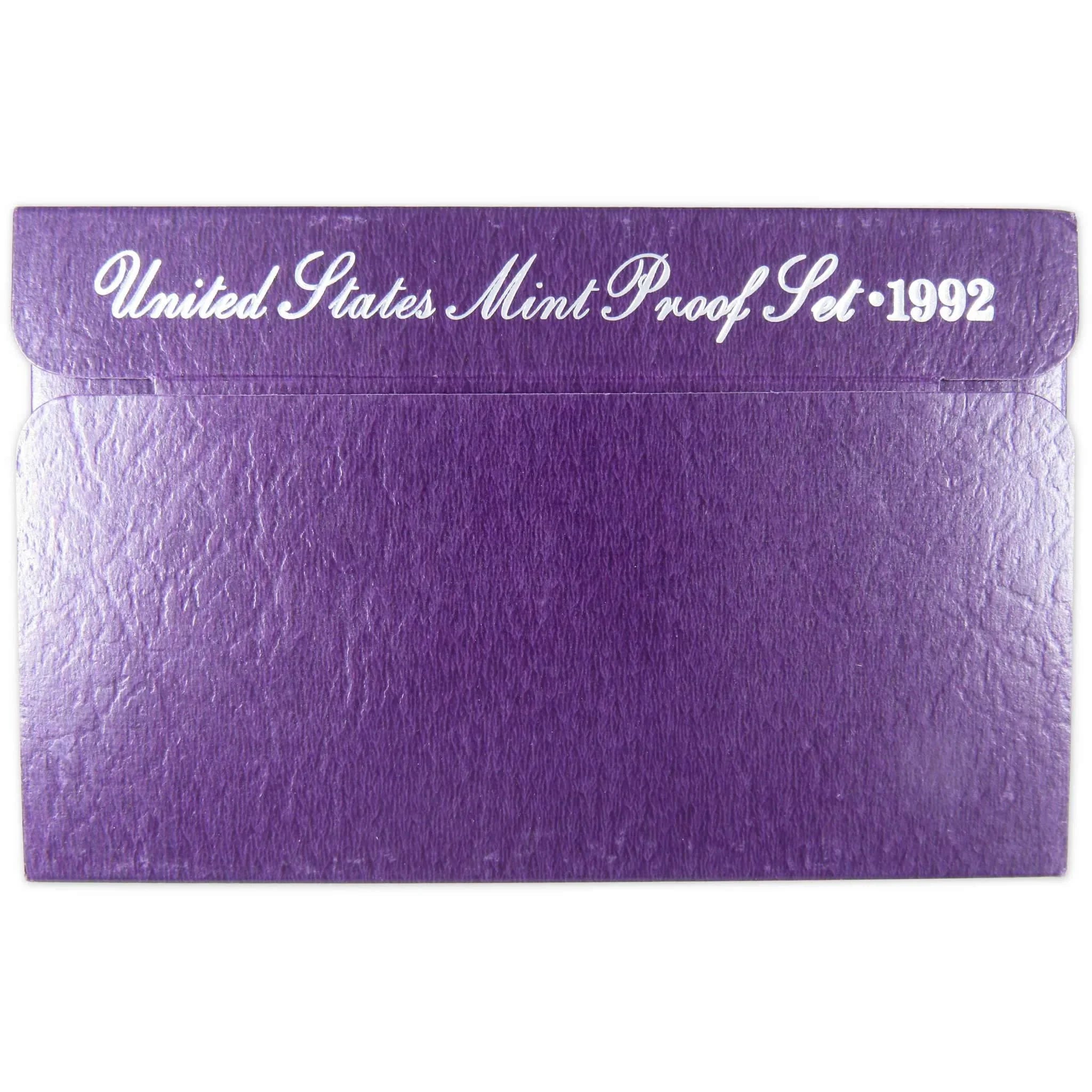 1992 Clad Proof Set U.S. Mint Original Government Packaging OGP Collectible