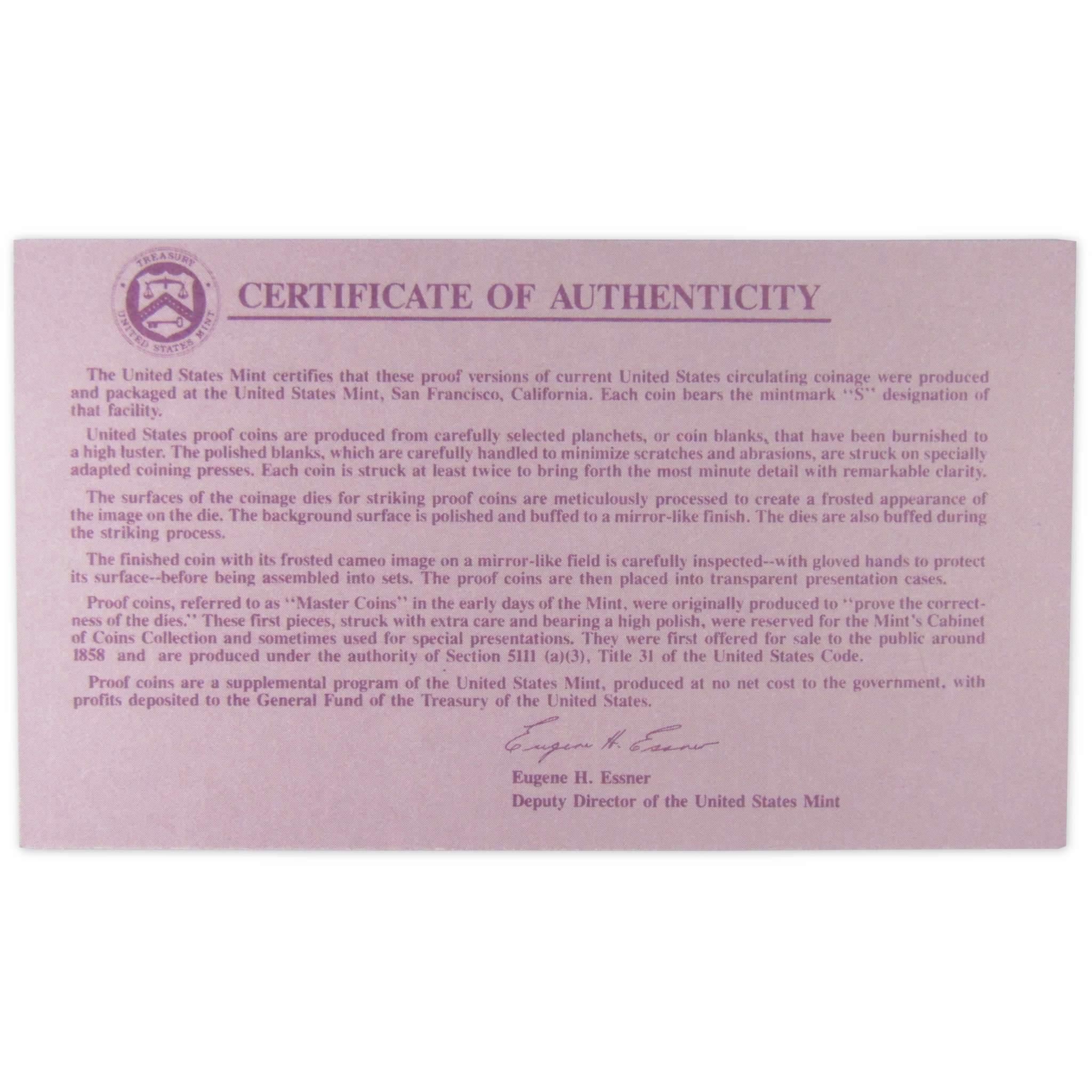 1992 Clad Proof Set U.S. Mint Original Government Packaging OGP Collectible