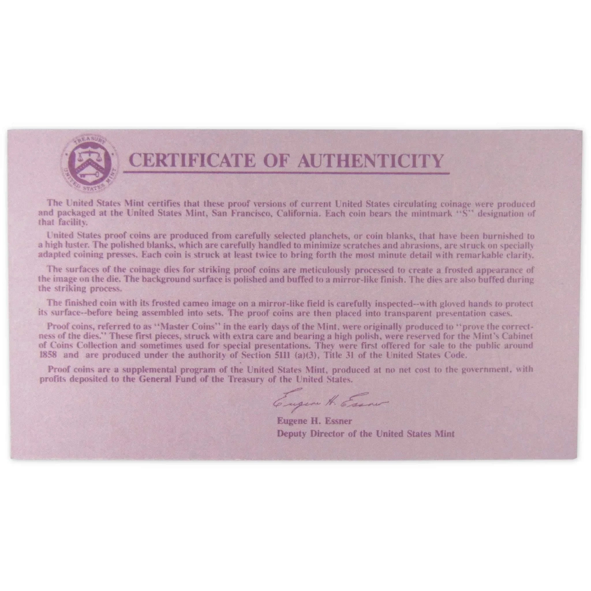 1992 Clad Proof Set U.S. Mint Original Government Packaging OGP Collectible